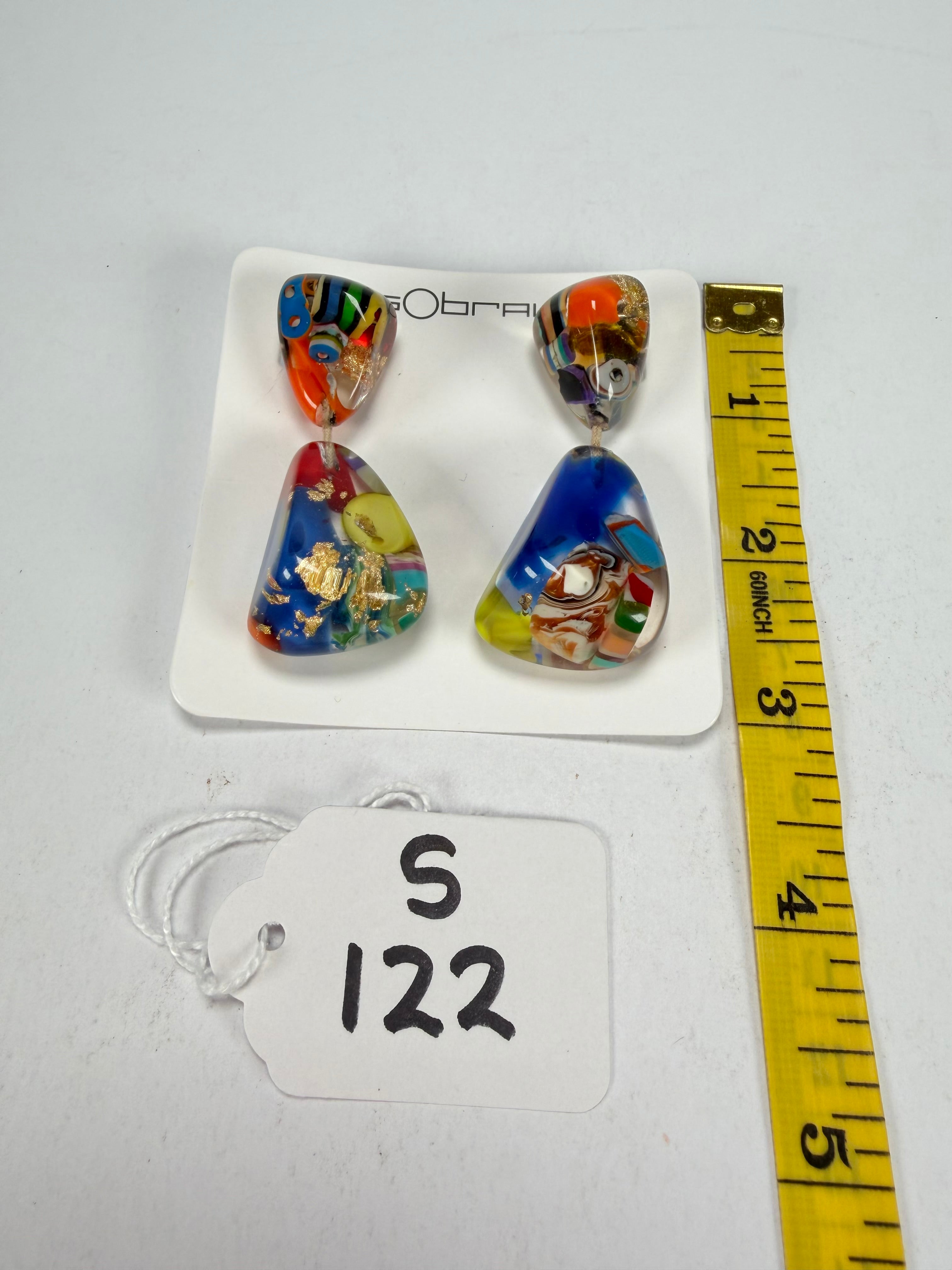 Sobral - Past Present "Duplo Sentido" Resin Earrings ( 003601 )