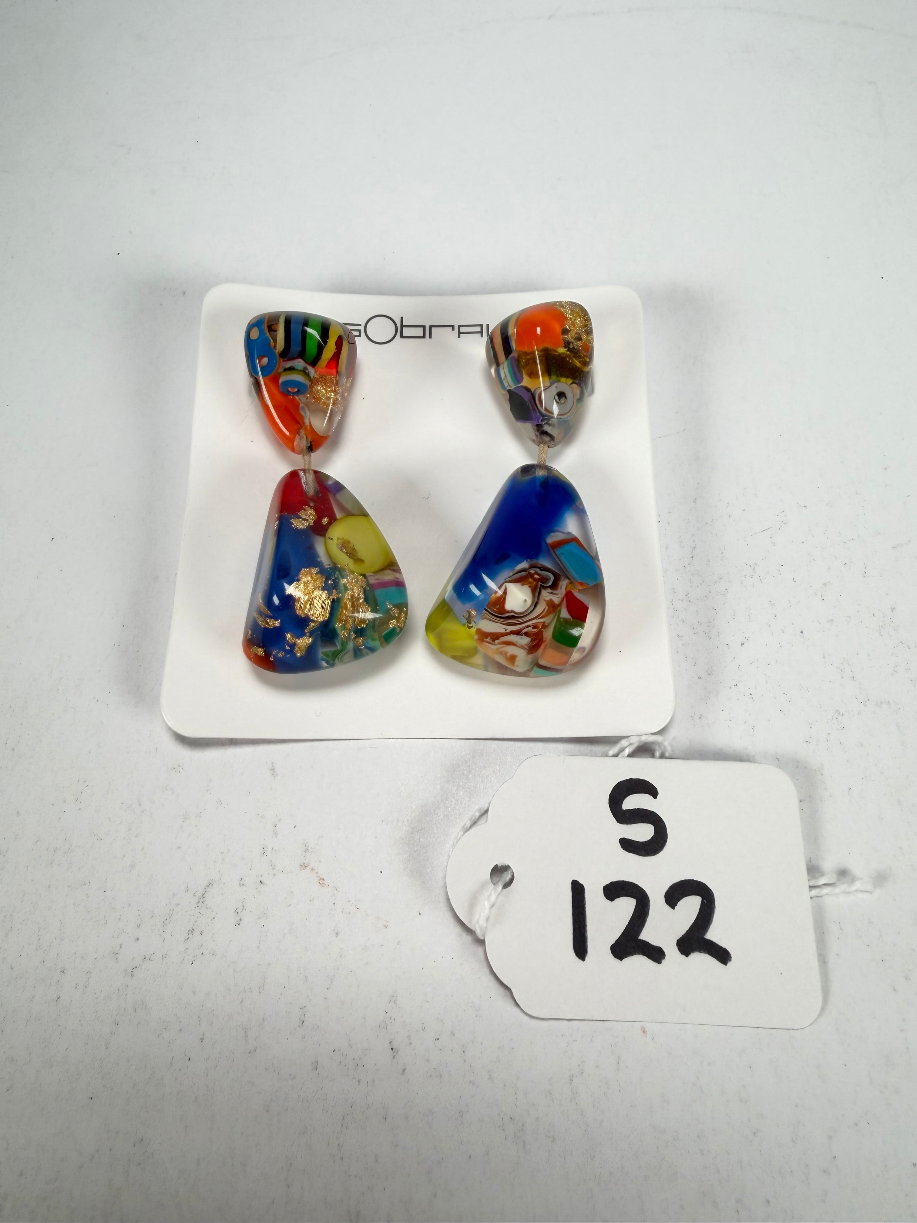 Sobral - Past Present "Duplo Sentido" Resin Earrings ( 003601 )