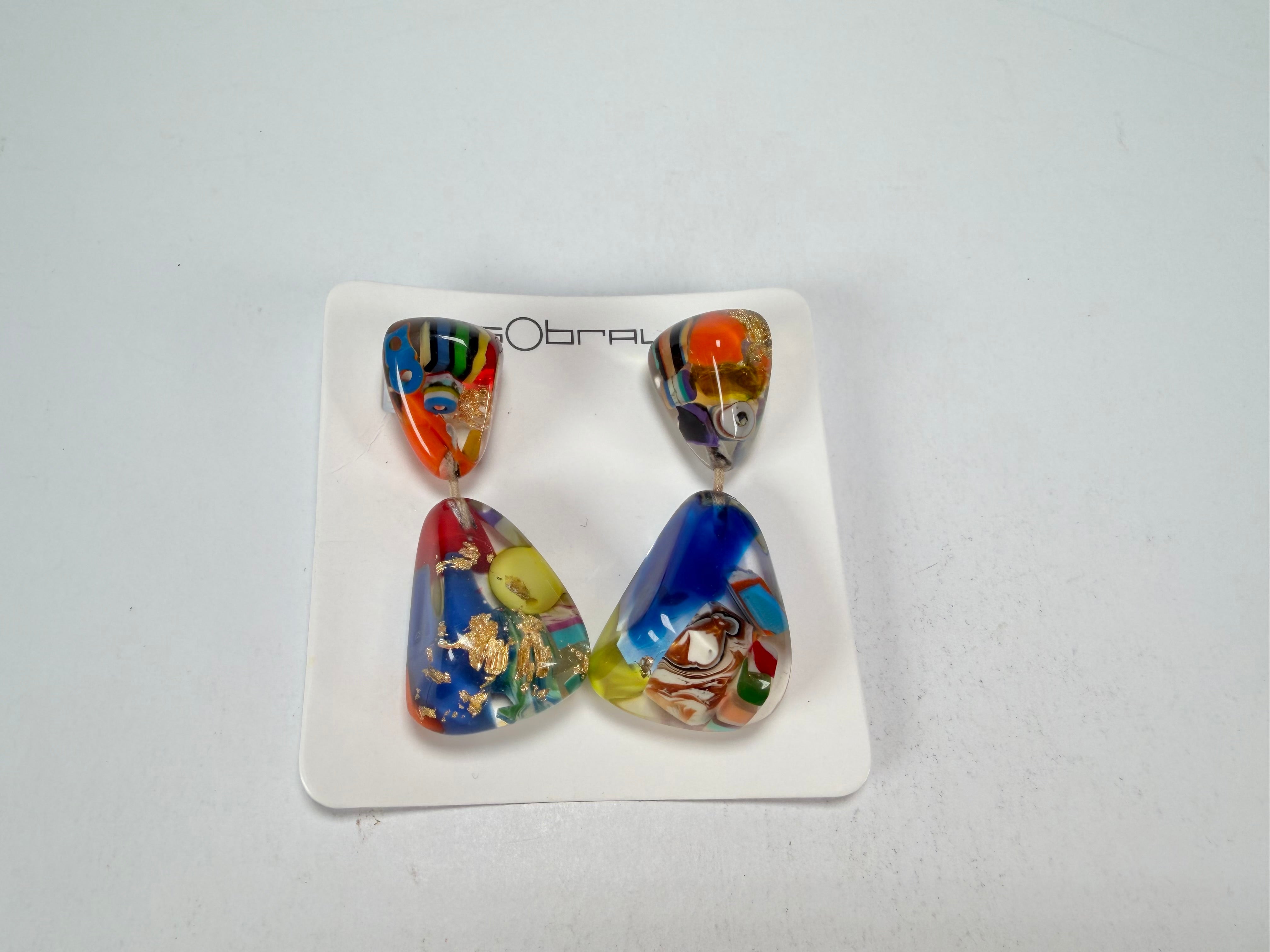 Sobral - Past Present "Duplo Sentido" Resin Earrings ( 003601 )