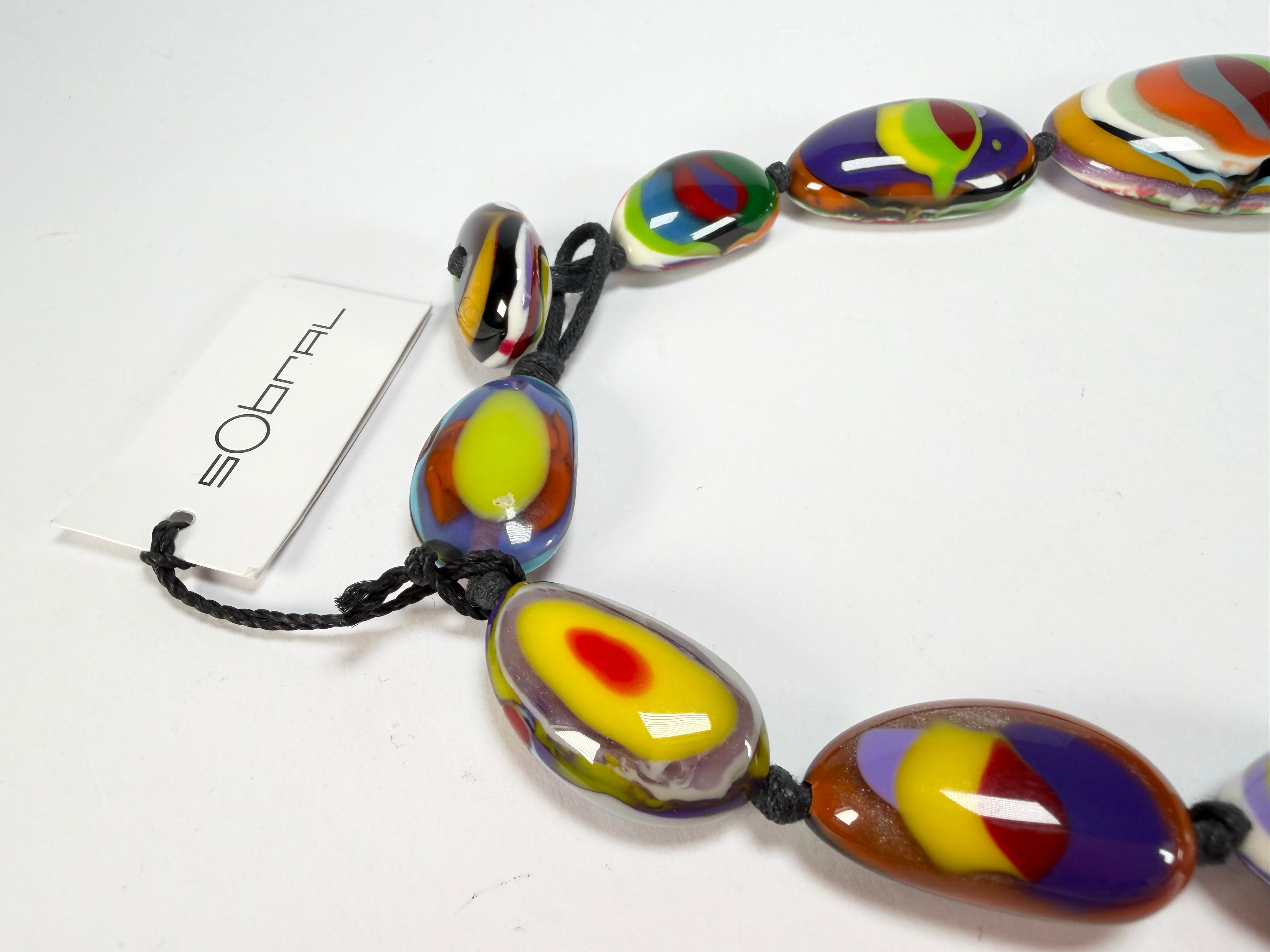 Sobral - Multi-Colour "Gabriele K" Resin Necklace ( 003616 )