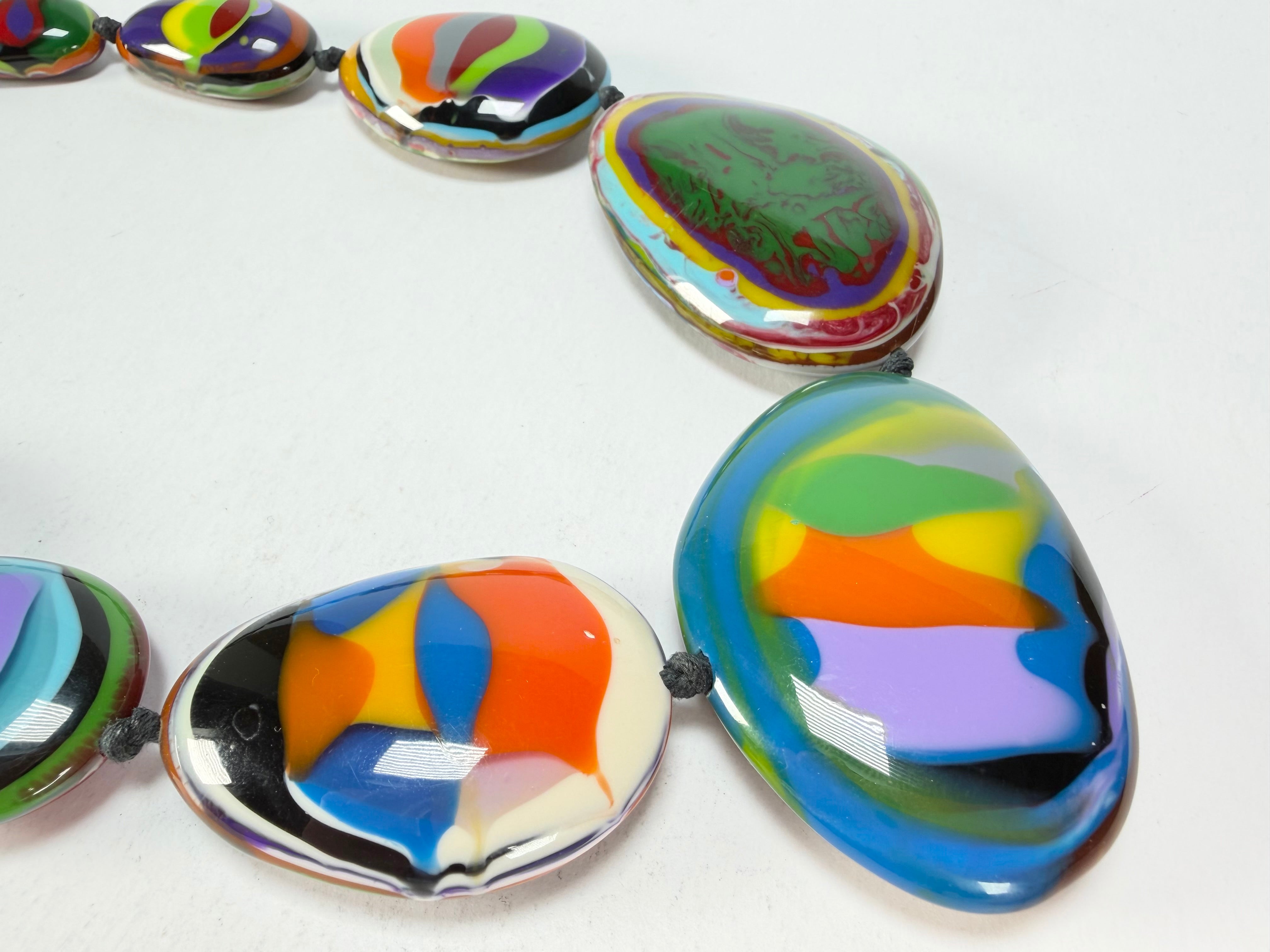 Sobral - Multi-Colour "Gabriele K" Resin Necklace ( 003616 )