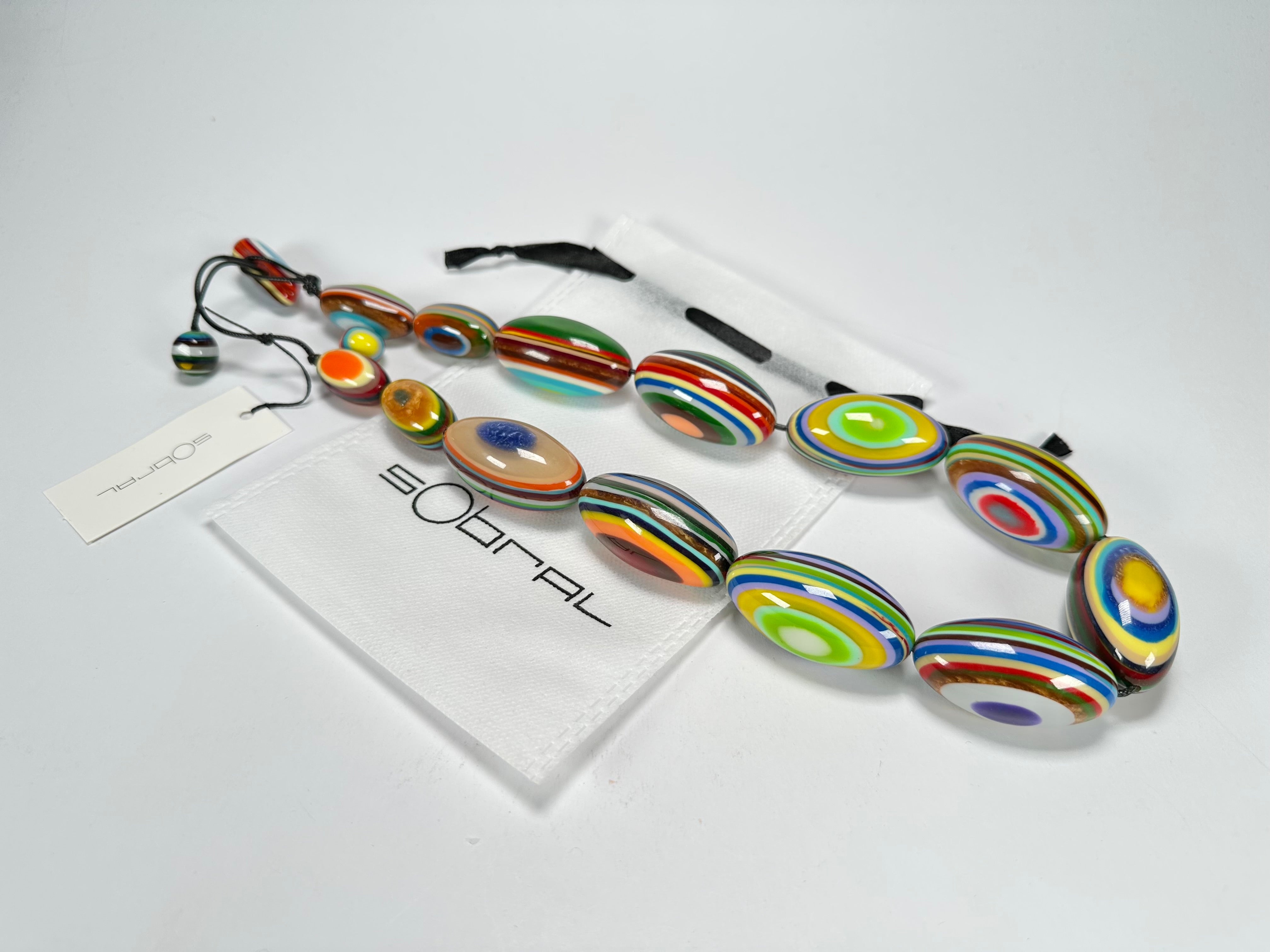 Sobral - Pop Art "Andy" Resin Necklace ( 005465 )