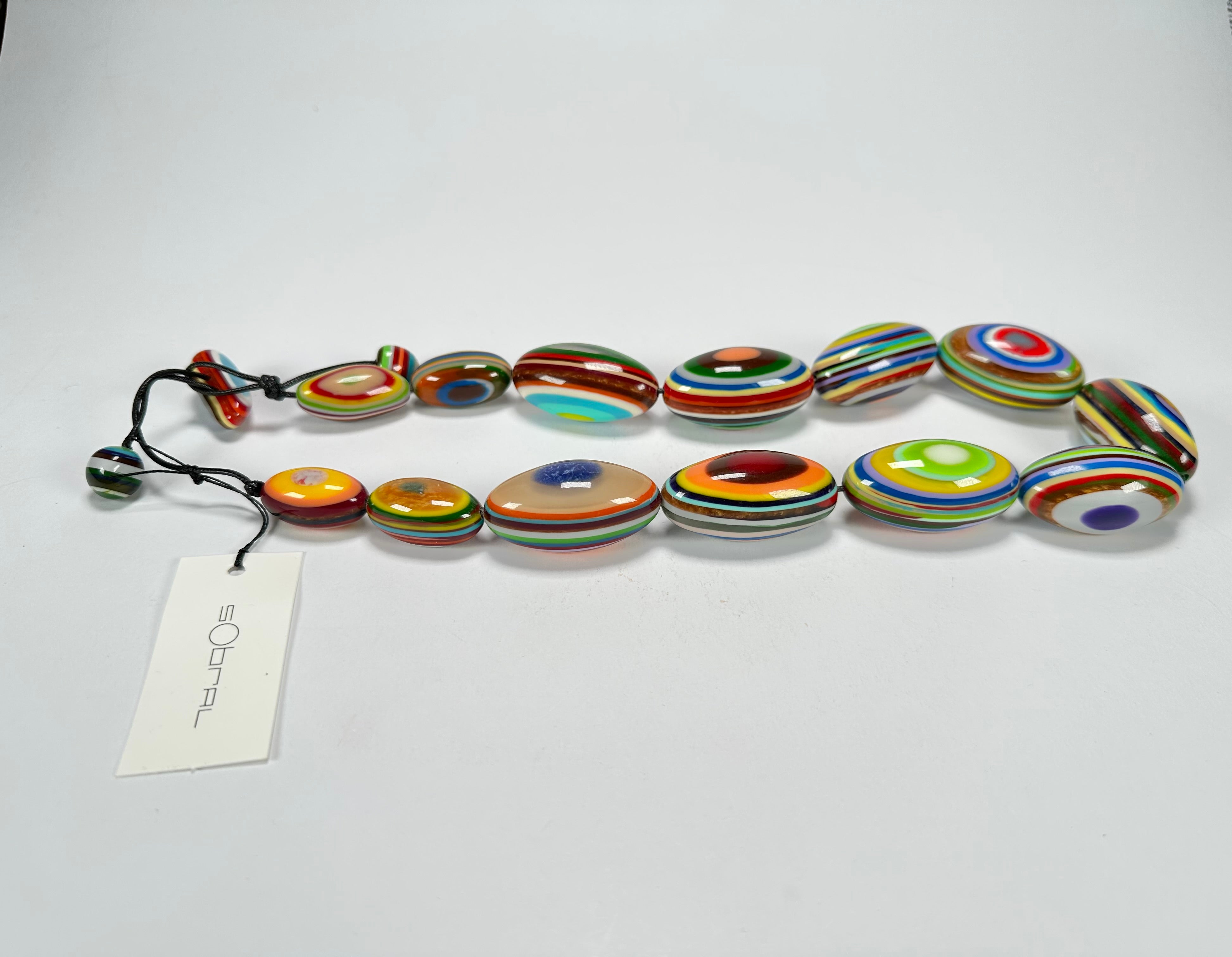 Sobral - Pop Art "Andy" Resin Necklace ( 005465 )