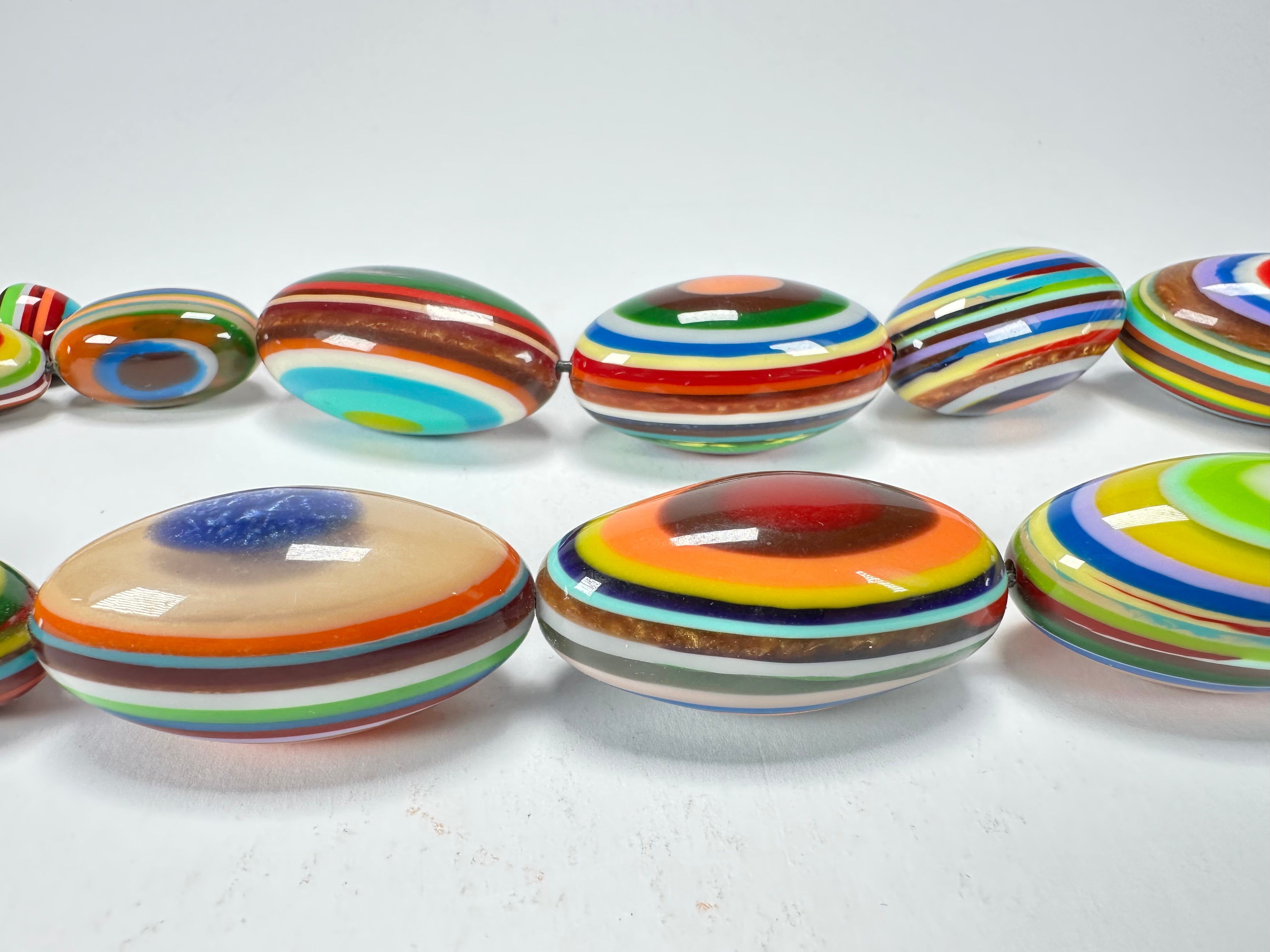Sobral - Pop Art "Andy" Resin Necklace ( 005465 )