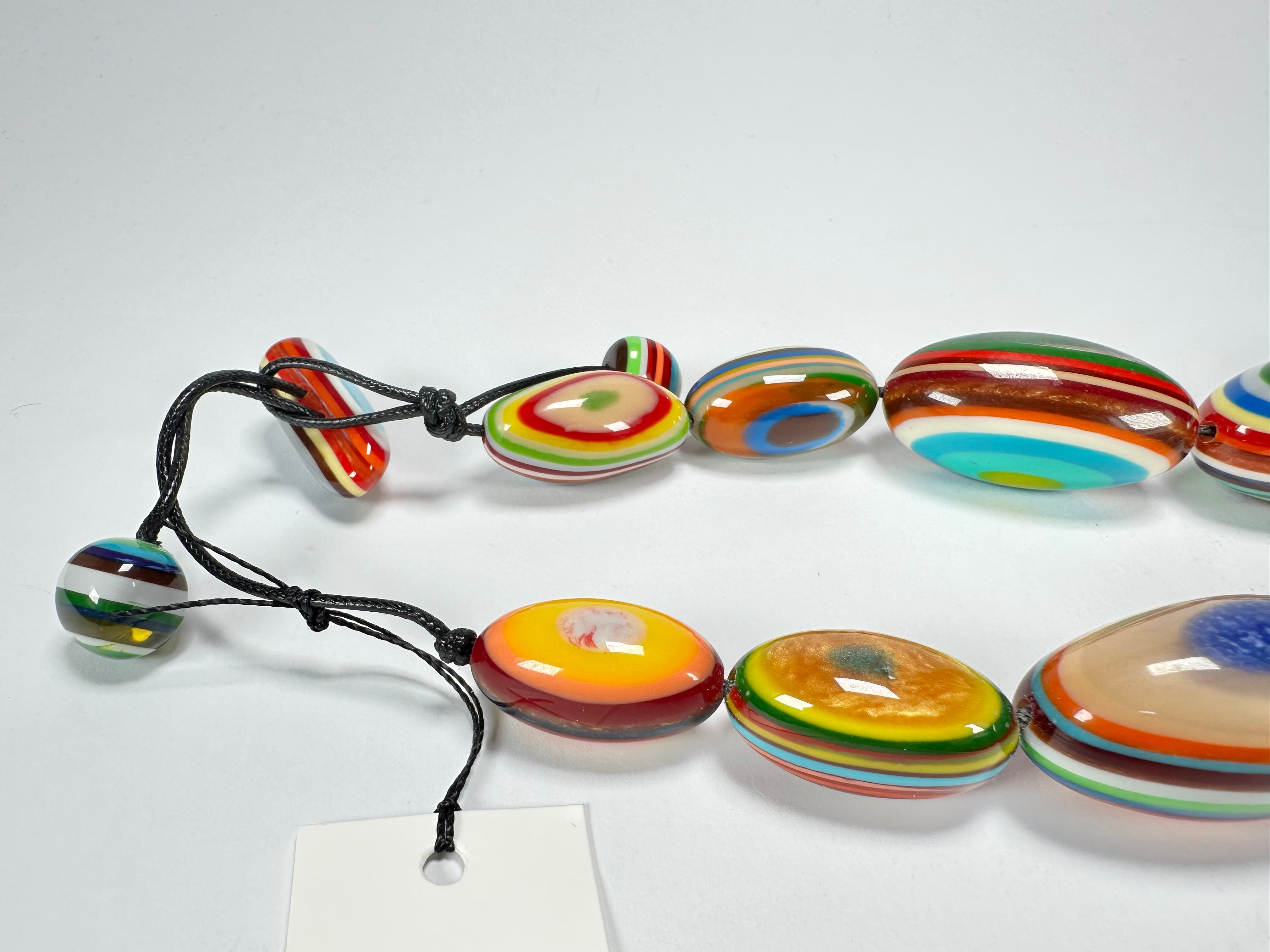 Sobral - Pop Art "Andy" Resin Necklace ( 005465 )