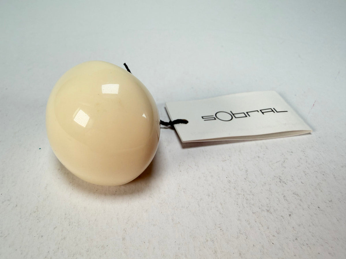 Sobral - Mix 2023 "Sintonia" Marfim Cream Resin Ring ( 003598 ) - Size UK P / US 7.5