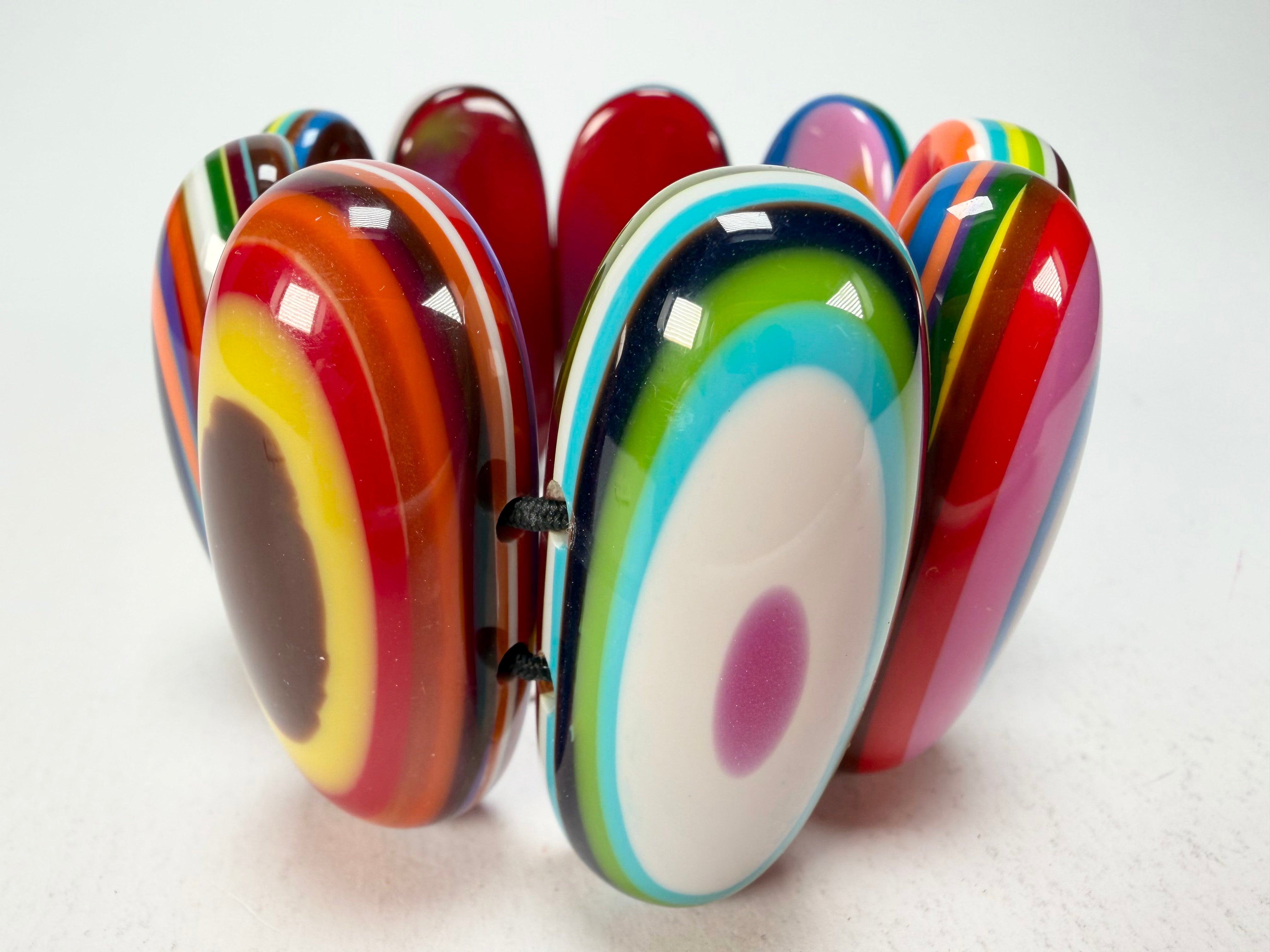 Sobral - Pop Art "Andy" Elasticated Resin Bracelet ( 005467 )
