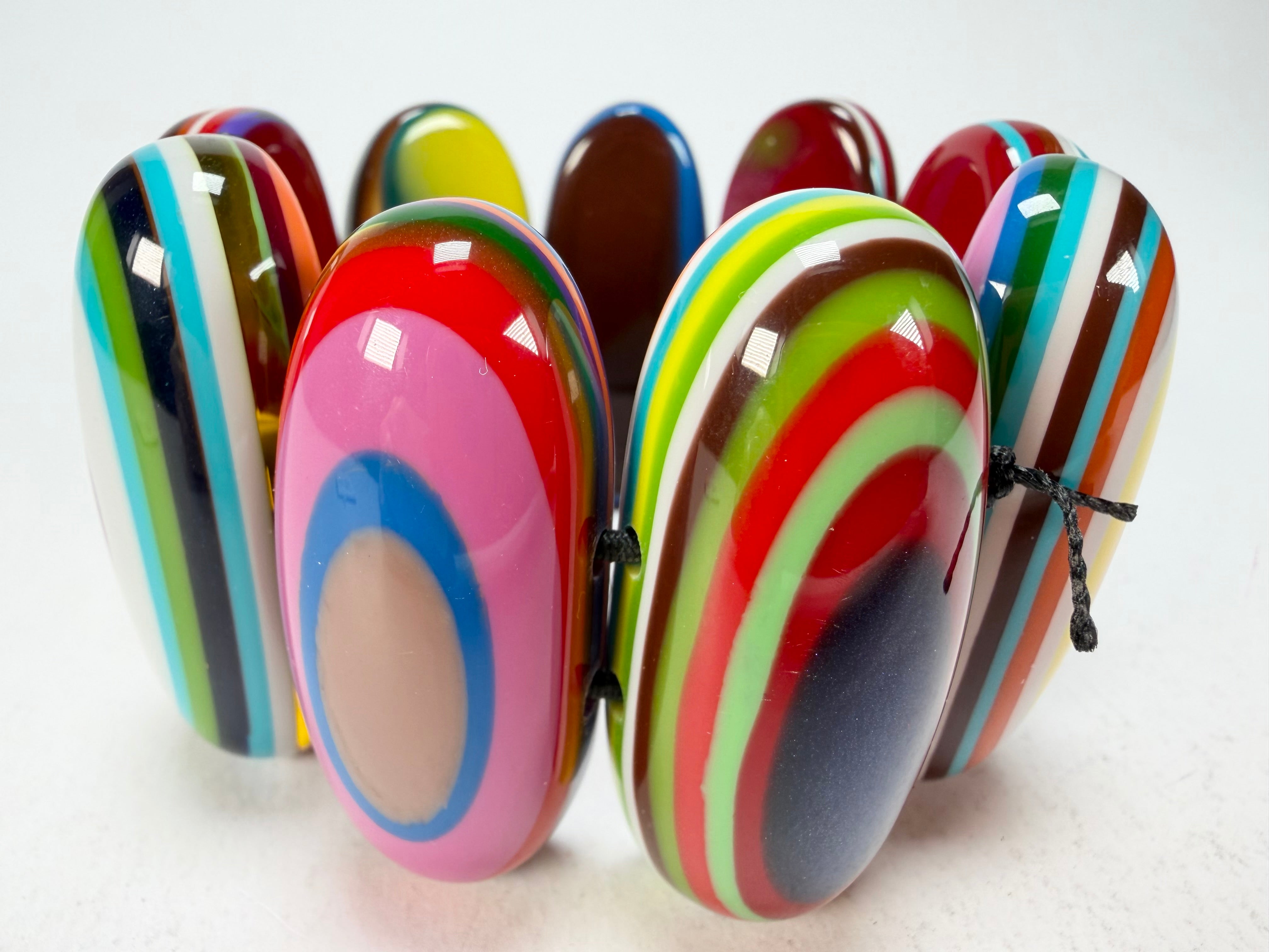 Sobral - Pop Art "Andy" Elasticated Resin Bracelet ( 005467 )