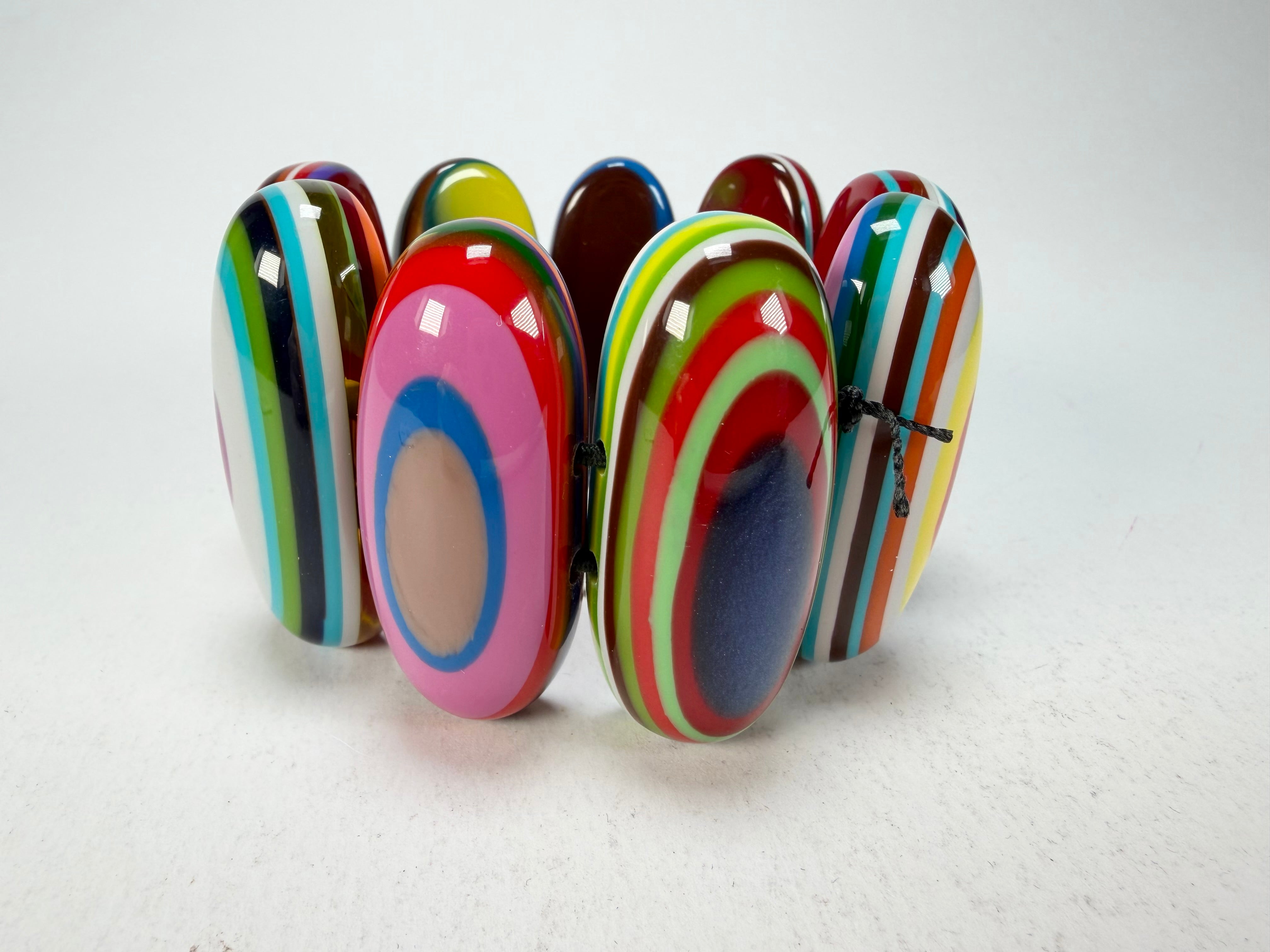 Sobral - Pop Art "Andy" Elasticated Resin Bracelet ( 005467 )