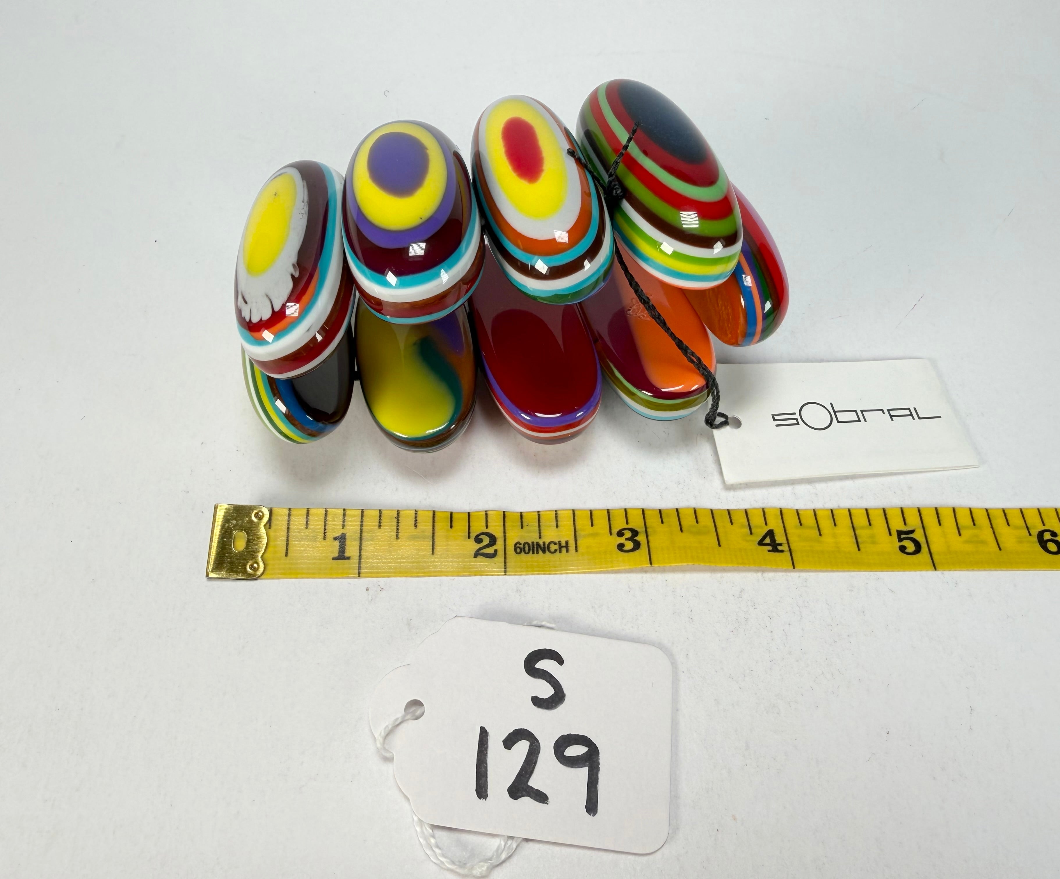 Sobral - Pop Art "Andy" Elasticated Resin Bracelet ( 005467 )