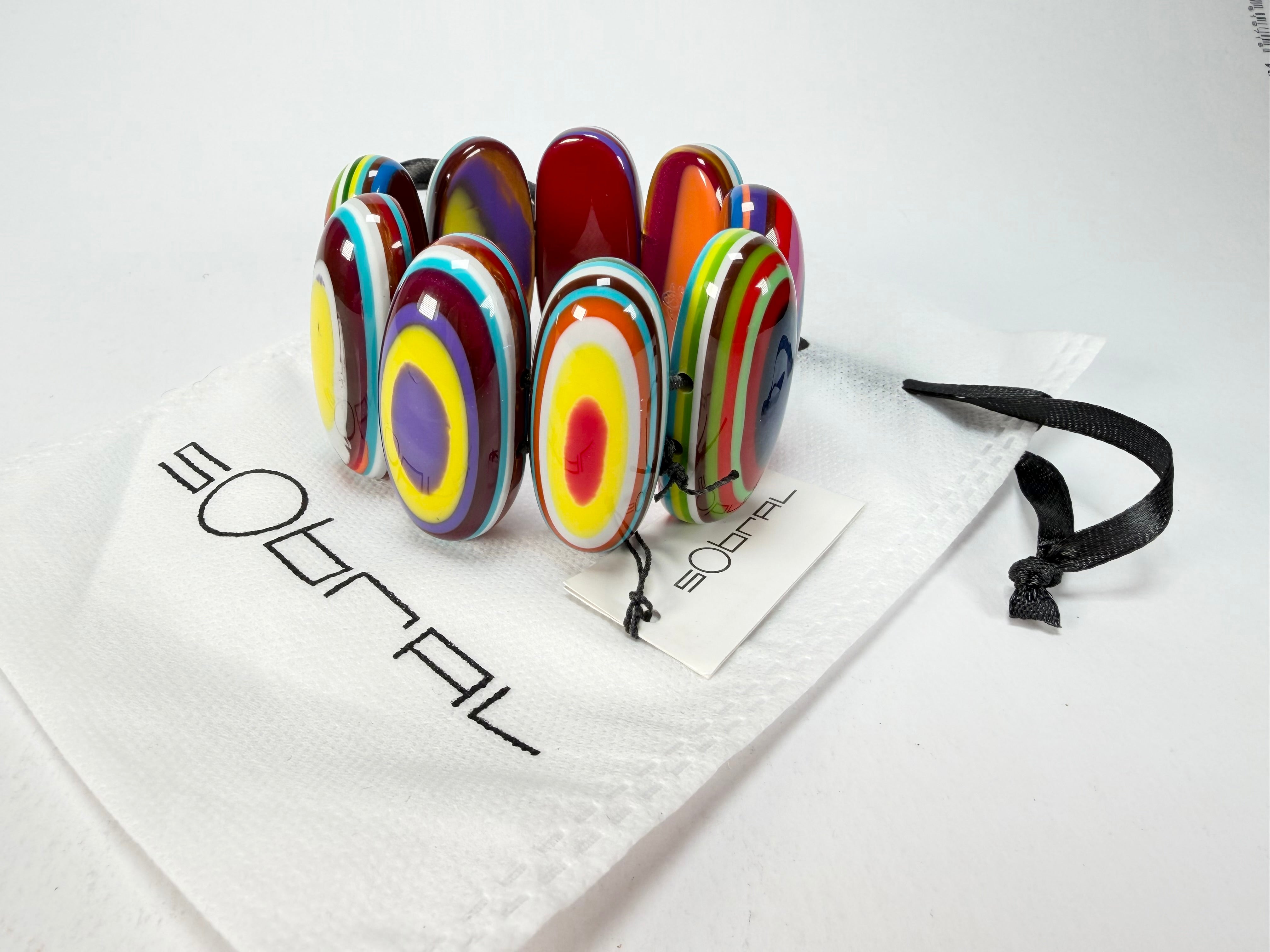 Sobral - Pop Art "Andy" Elasticated Resin Bracelet ( 005467 )