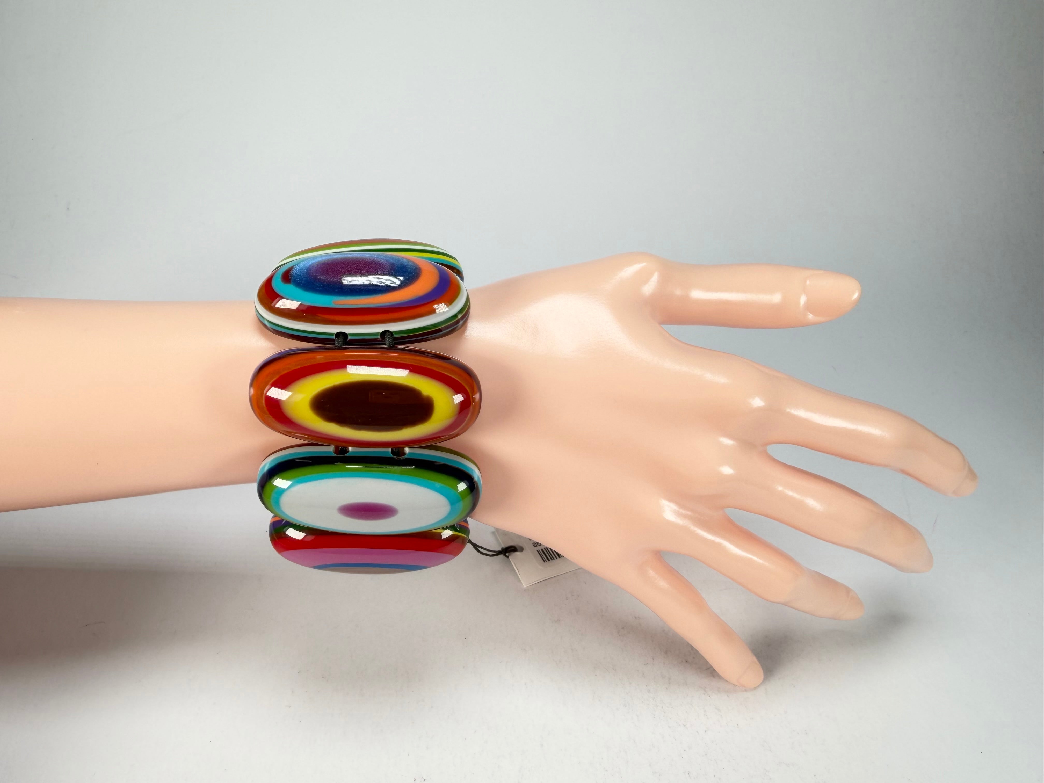 Sobral - Pop Art "Andy" Elasticated Resin Bracelet ( 005467 )