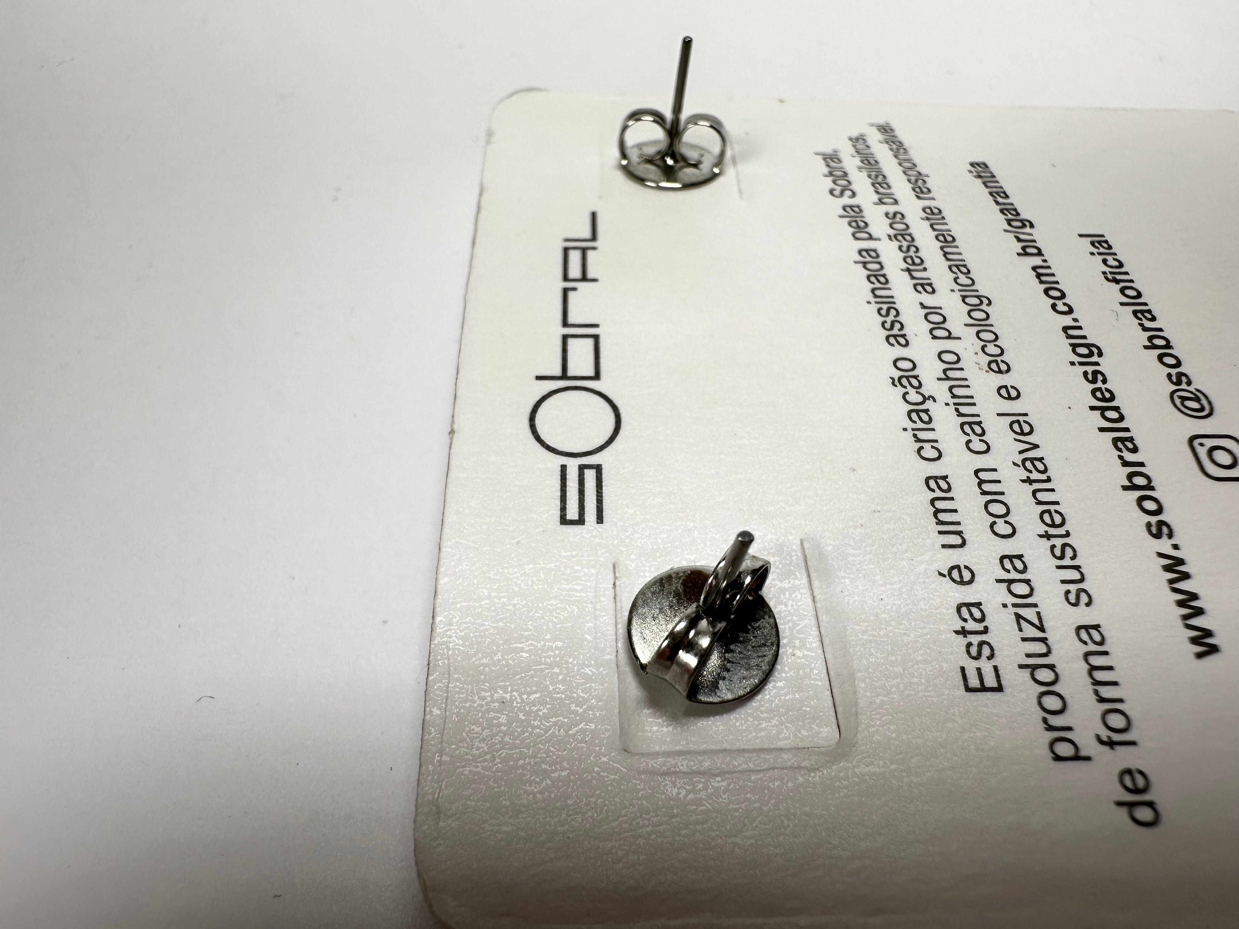 Sobral - Minas Gerais "Araxá" Resin Earrings ( 005407 )