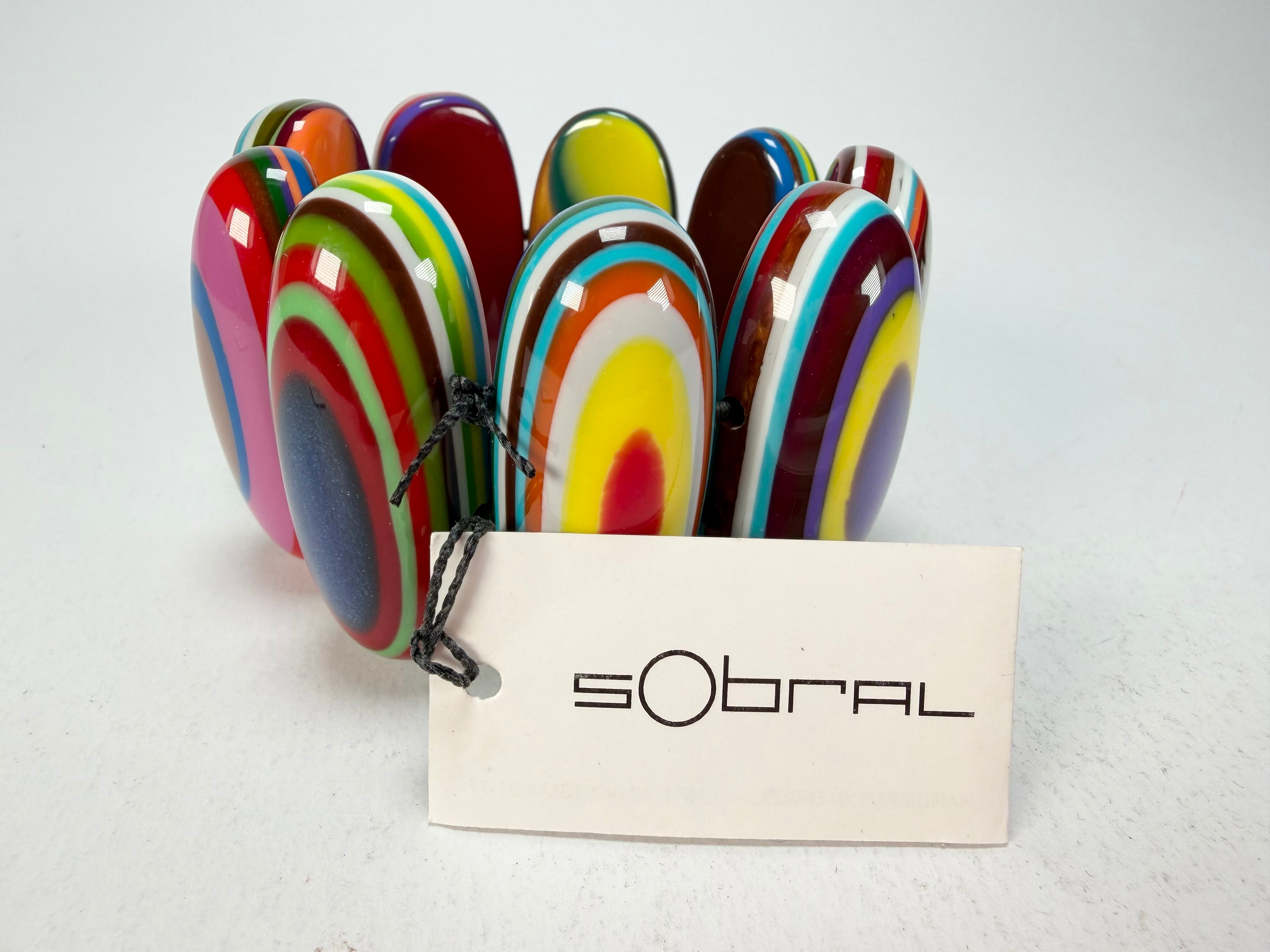 Sobral - Pop Art "Andy" Elasticated Resin Bracelet ( 005467 )