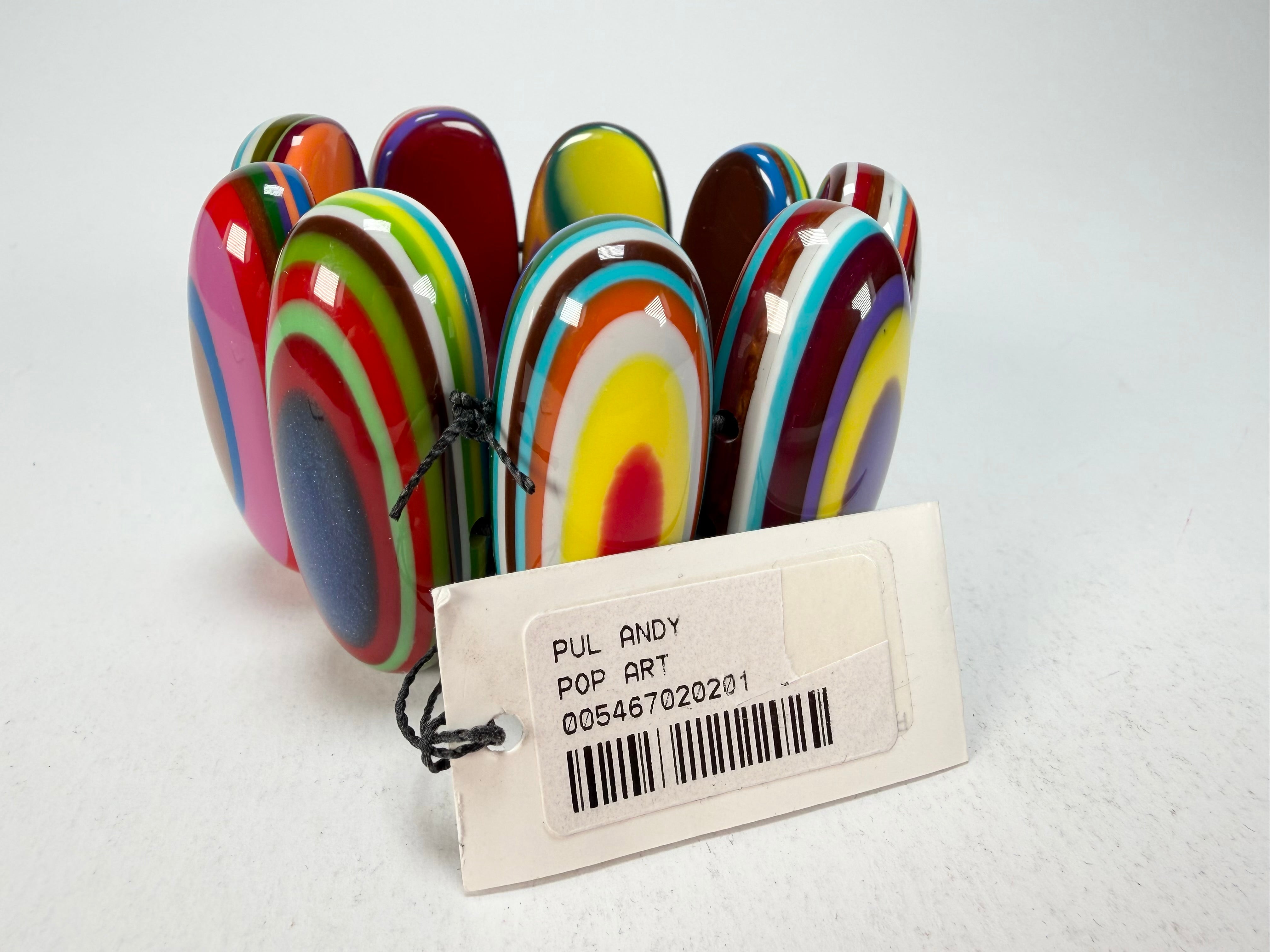Sobral - Pop Art "Andy" Elasticated Resin Bracelet ( 005467 )