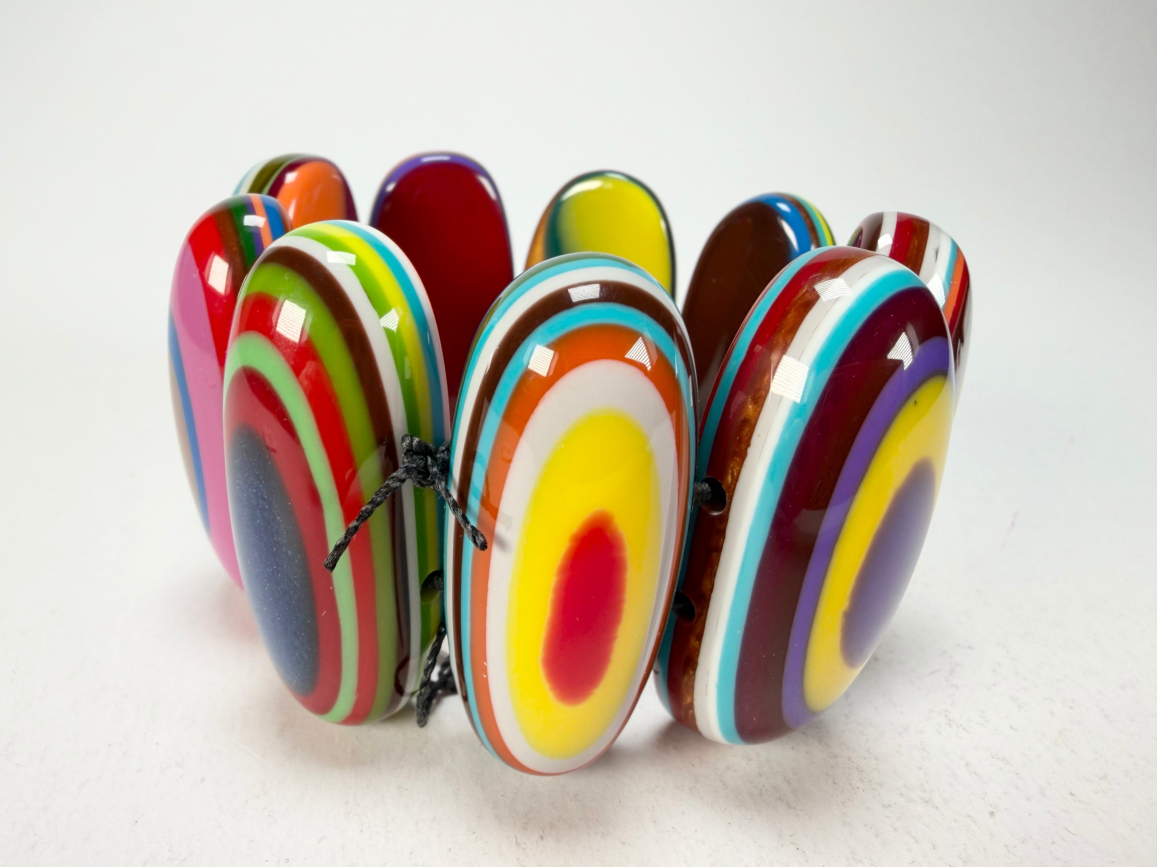 Sobral - Pop Art "Andy" Elasticated Resin Bracelet ( 005467 )