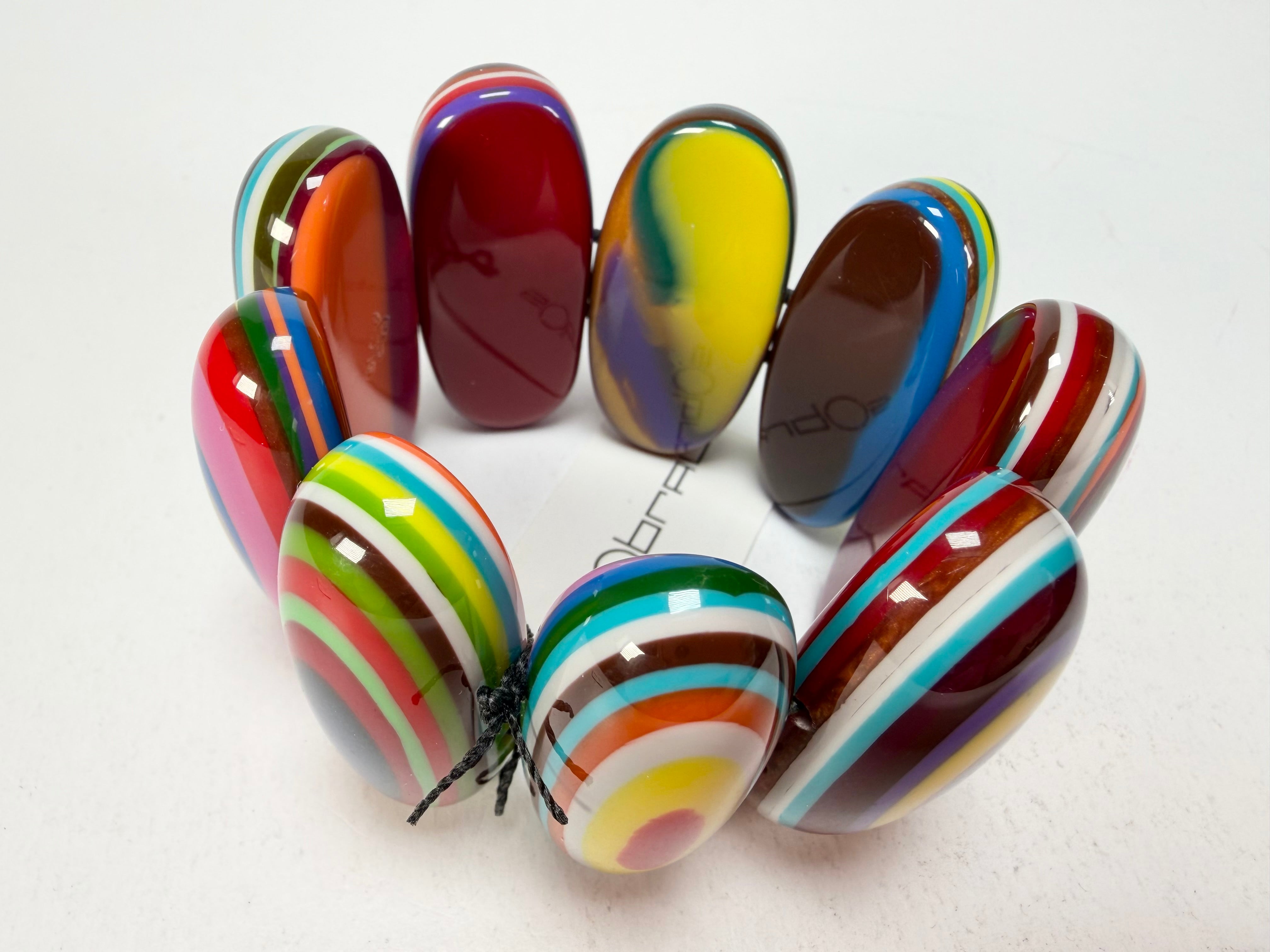Sobral - Pop Art "Andy" Elasticated Resin Bracelet ( 005467 )