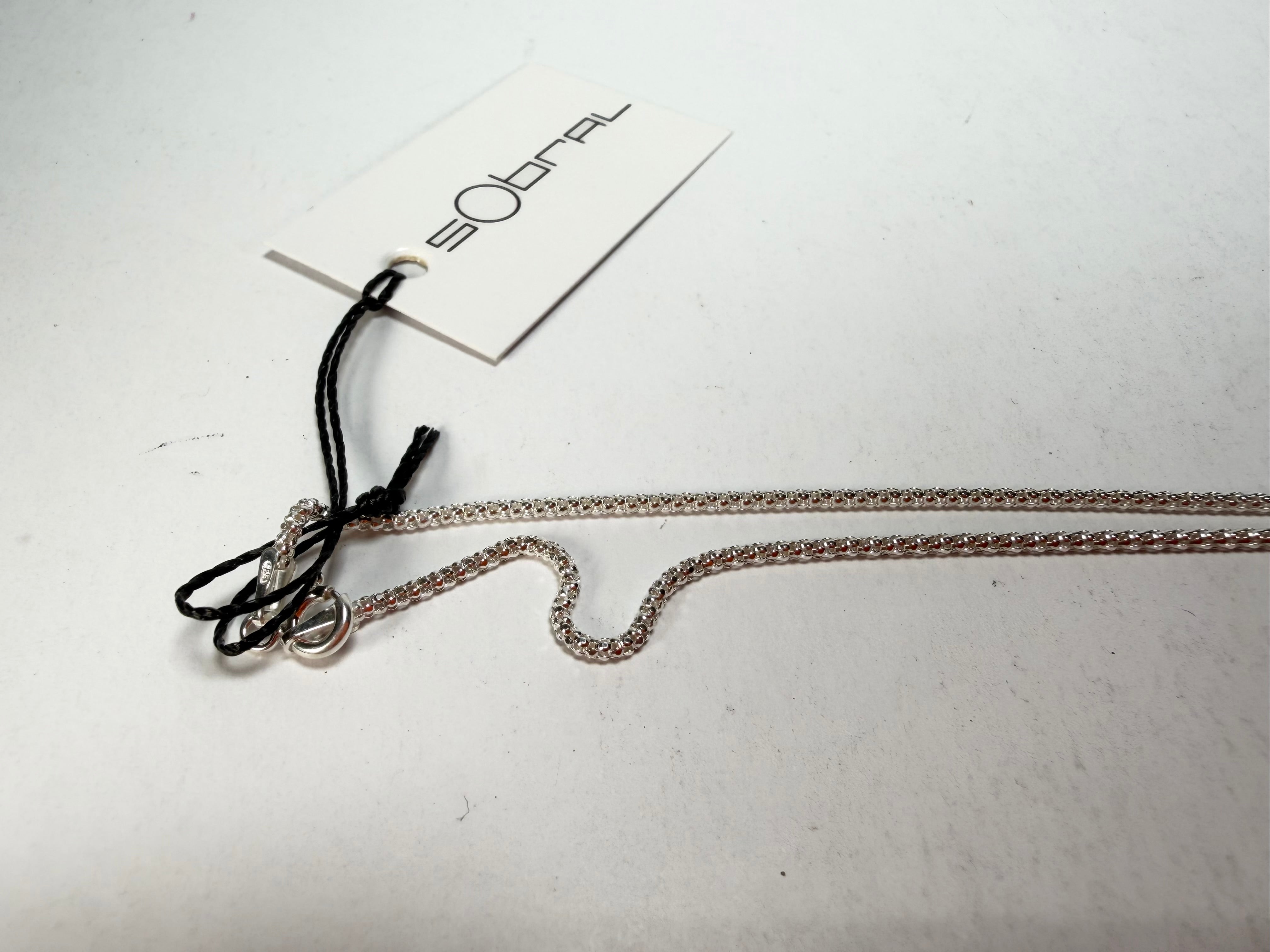Sobral - Pop Pride "Heart" Resin AG Sliver Necklace ( 005314 )