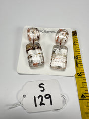 Sobral - Minas Gerais "Araxá" Resin Earrings ( 005407 )