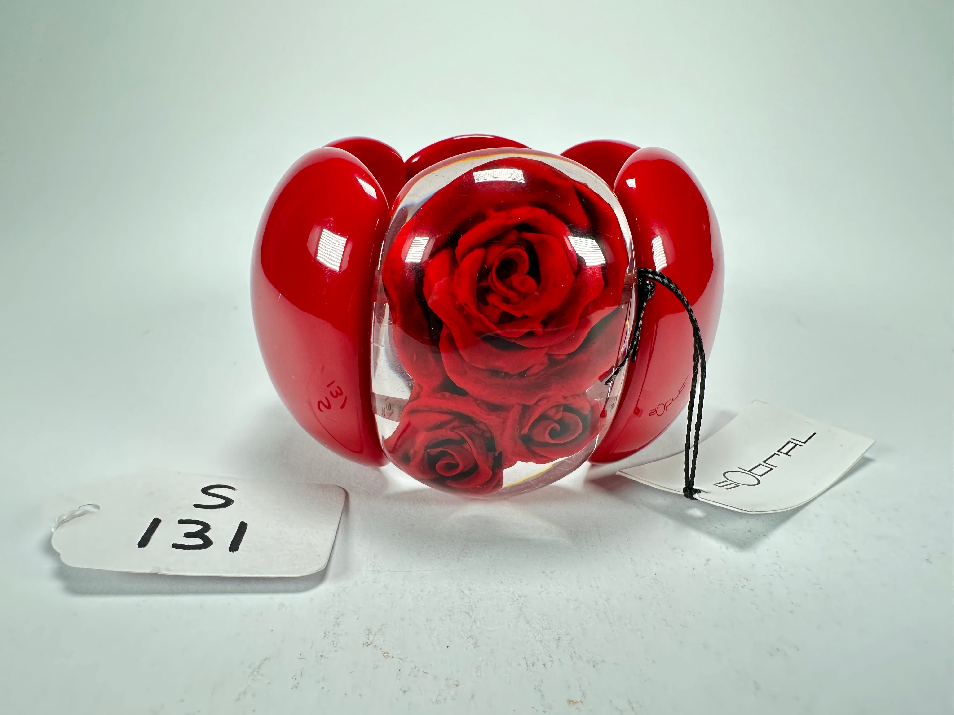 Sobral - Roses "Serena" Elasticated Resin Bracelet ( 003849 )