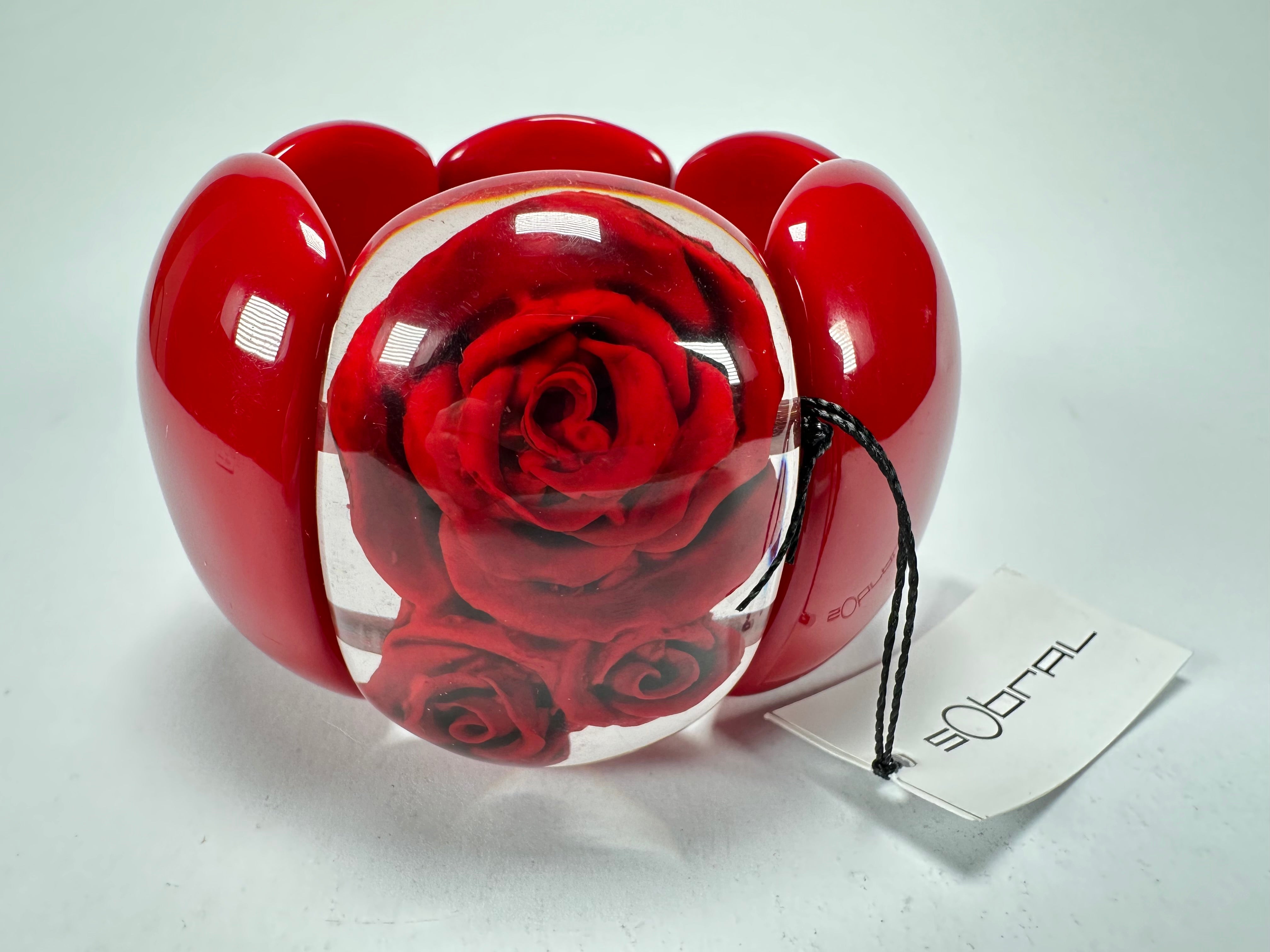 Sobral - Roses "Serena" Elasticated Resin Bracelet ( 003849 )