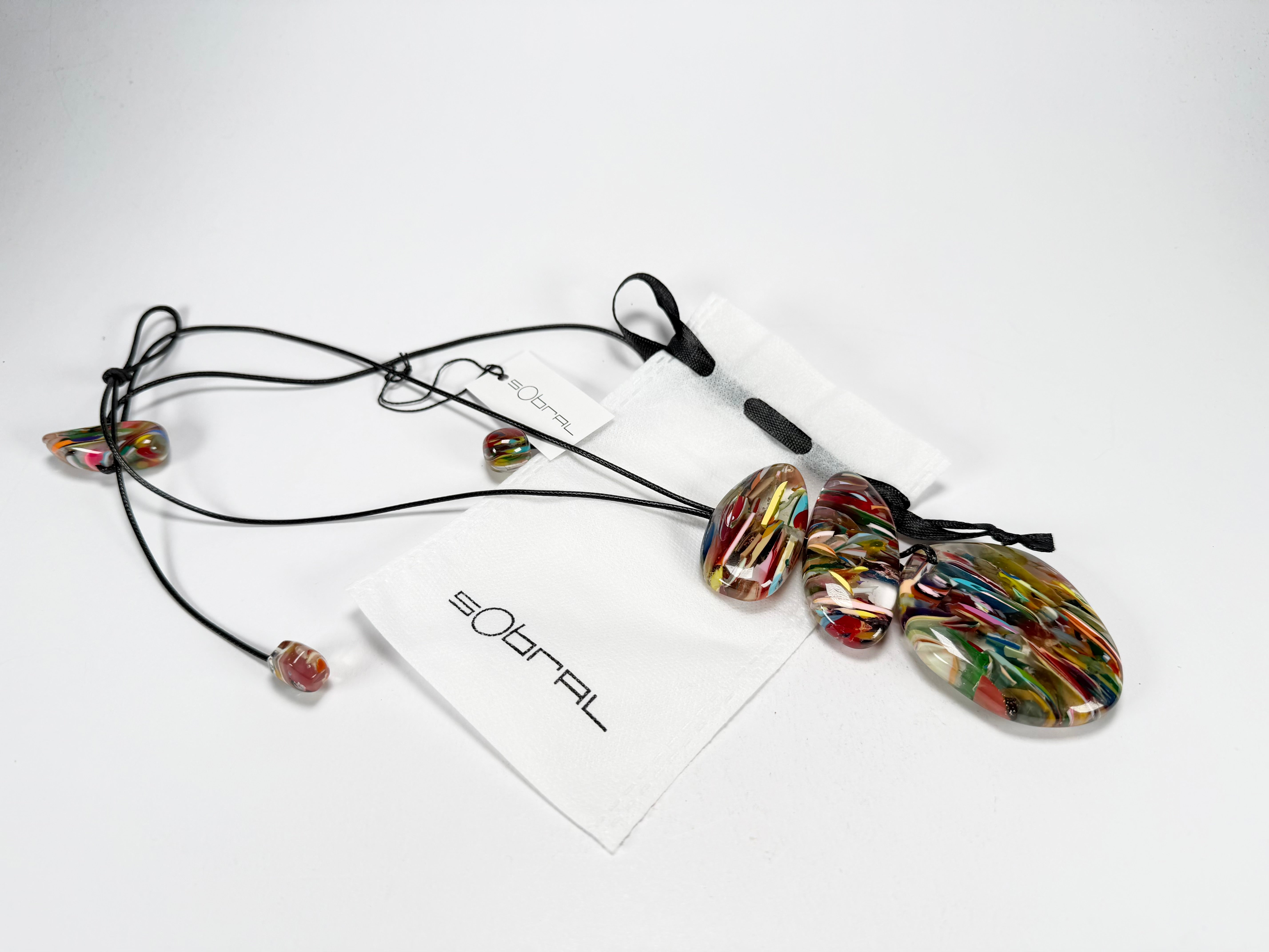 Sobral - Baru "Ancestral" Resin Necklace ( 005027 )