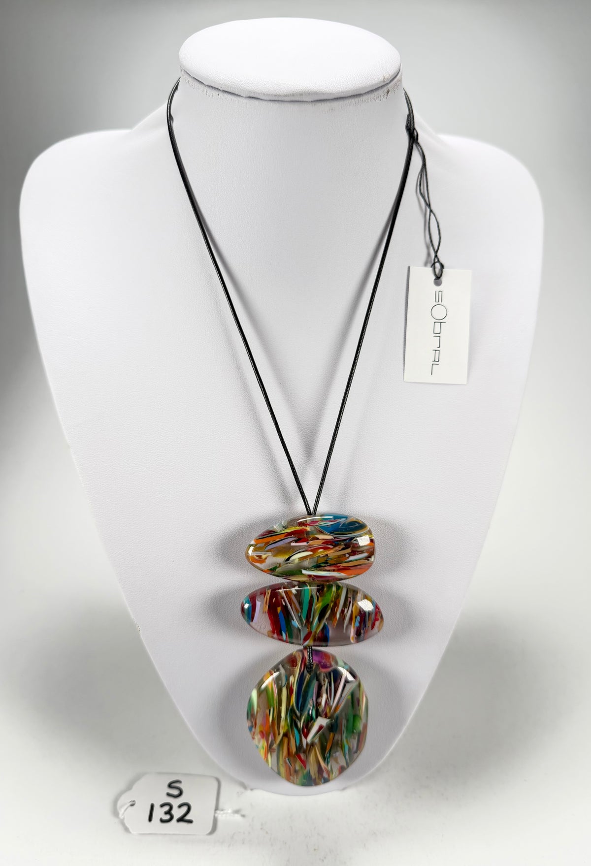 Sobral - Baru "Ancestral" Resin Necklace ( 005027 )