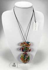 Sobral - Baru "Ancestral" Resin Necklace ( 005027 )