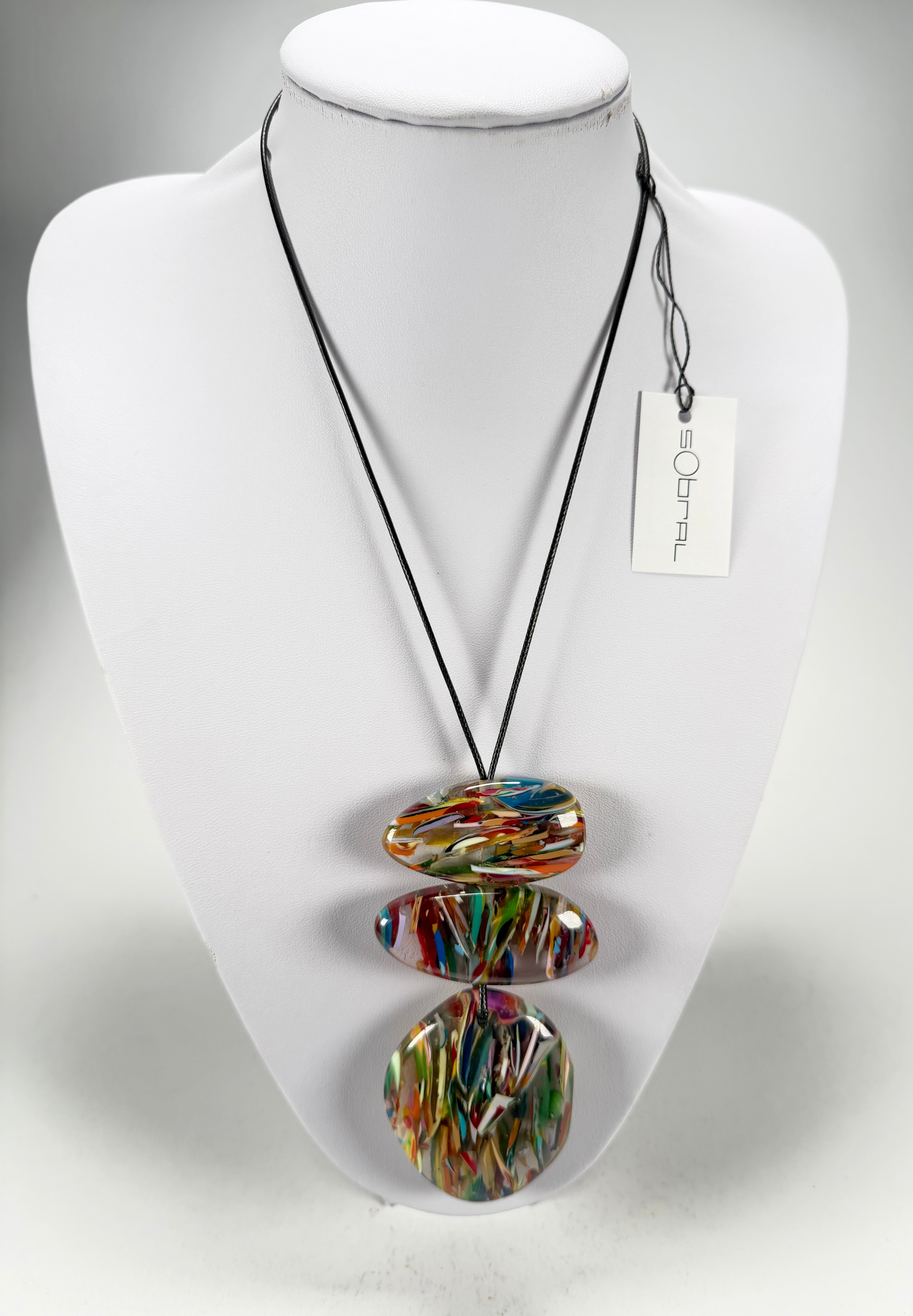 Sobral - Baru "Ancestral" Resin Necklace ( 005027 )