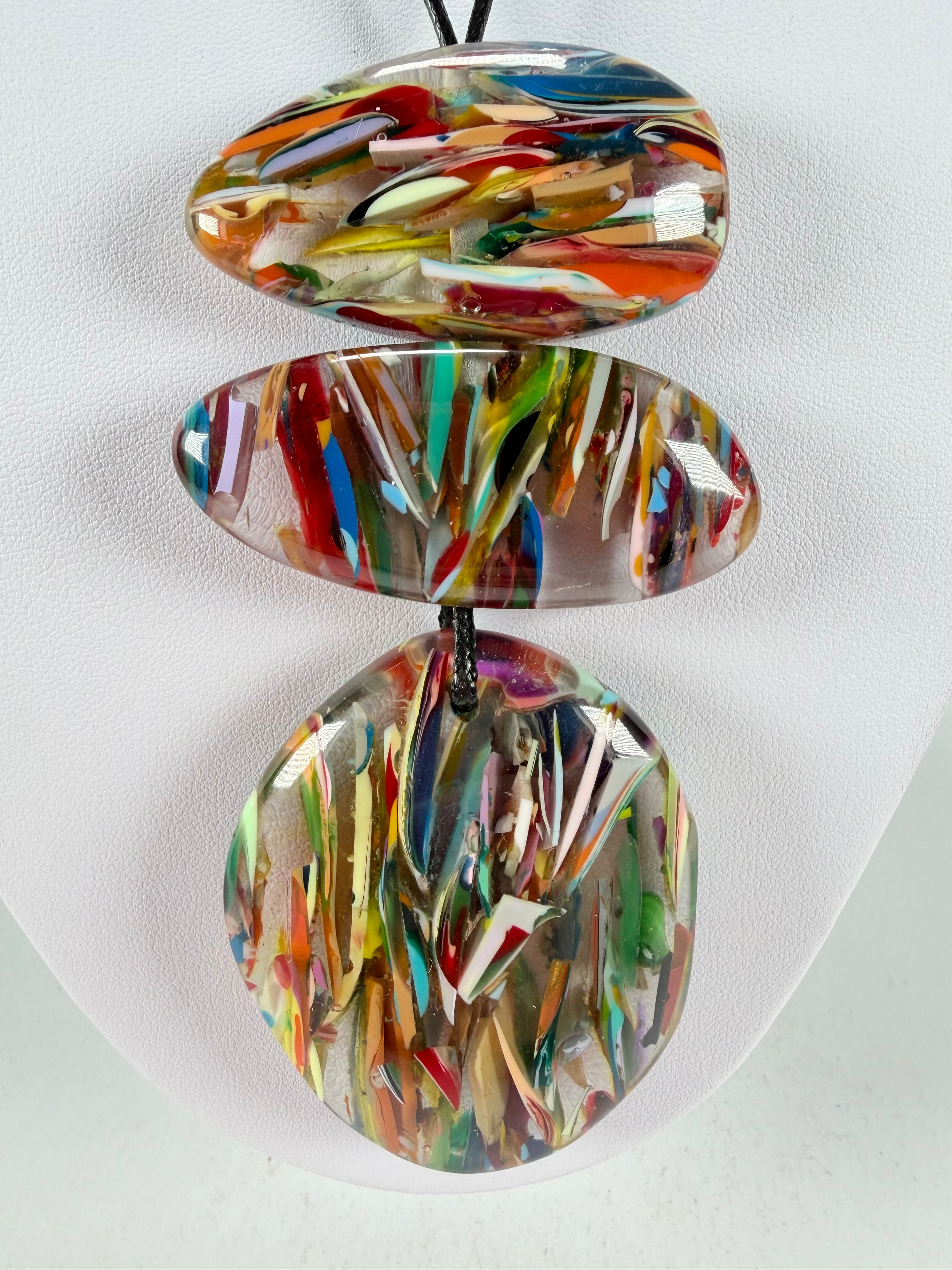 Sobral - Baru "Ancestral" Resin Necklace ( 005027 )