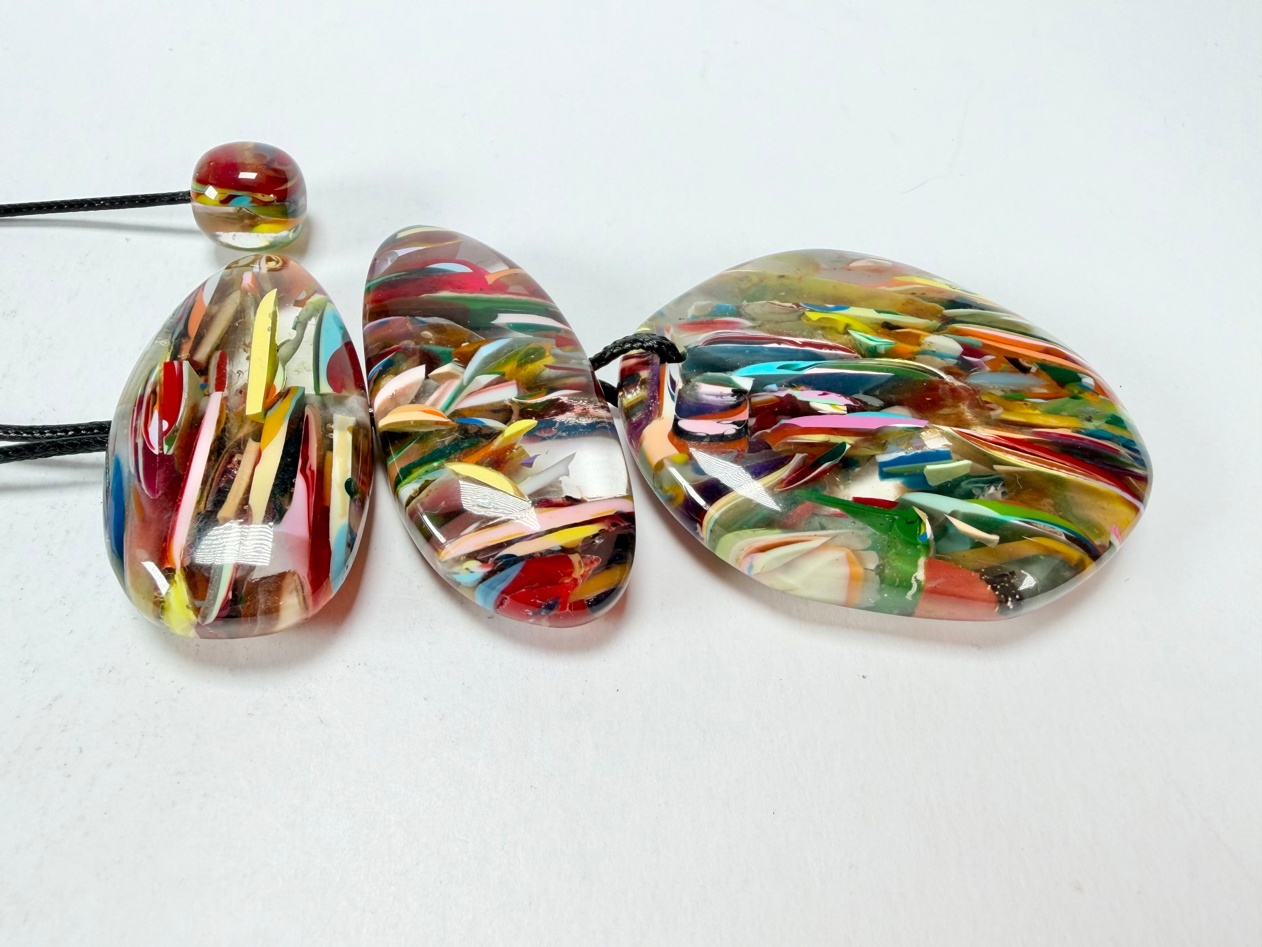 Sobral - Baru "Ancestral" Resin Necklace ( 005027 )