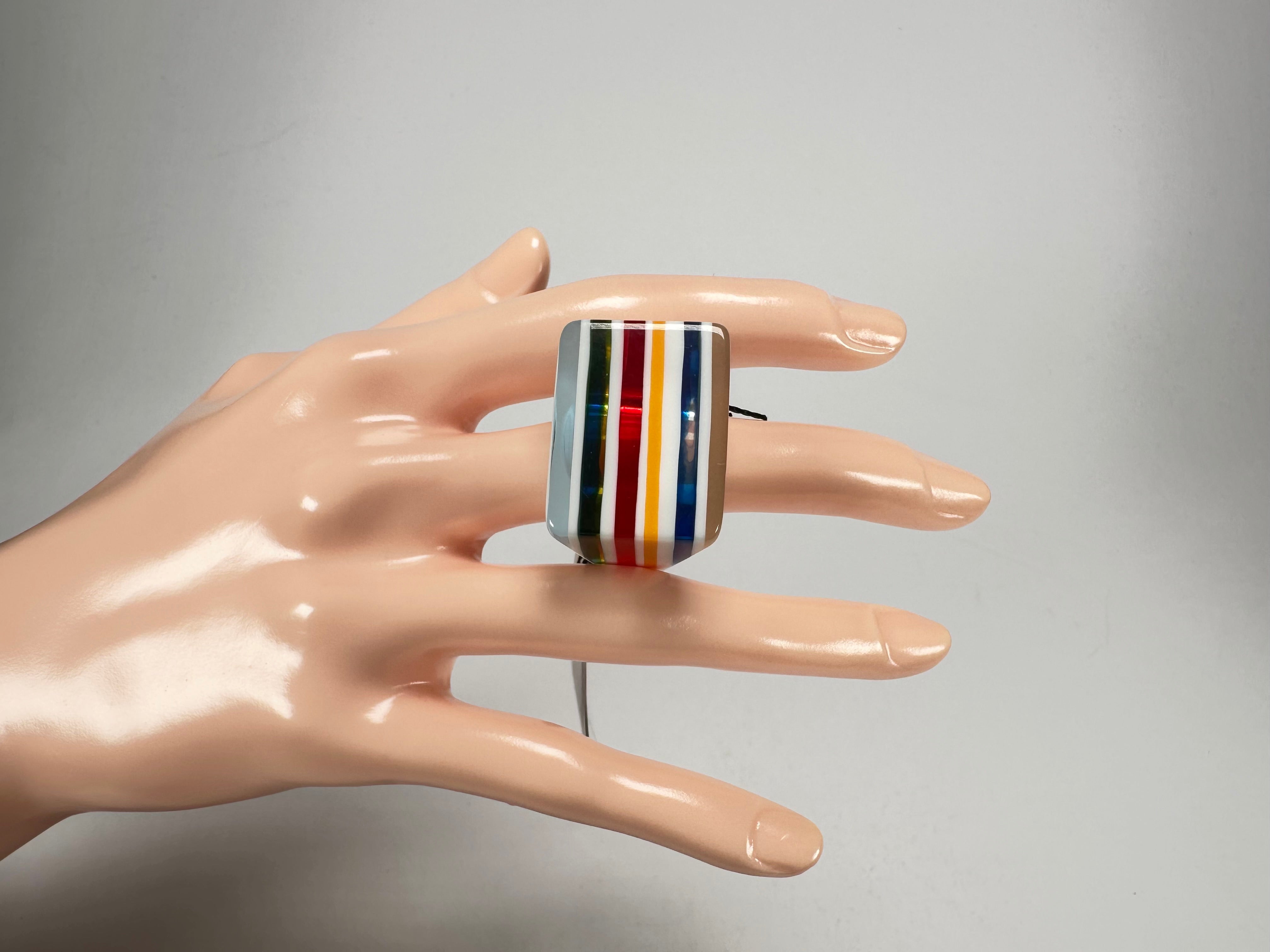 Sobral - Candy Pop "Fizz" Resin Ring ( 005400 ) - Size UK R / US 8.5
