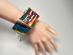 Sobral - Multi-Colour "Mery Onda" Elasticated Resin Bracelet ( 004575 )