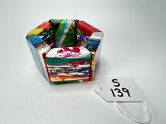 Sobral - Multi-Colour "Mery Onda" Elasticated Resin Bracelet ( 004575 )