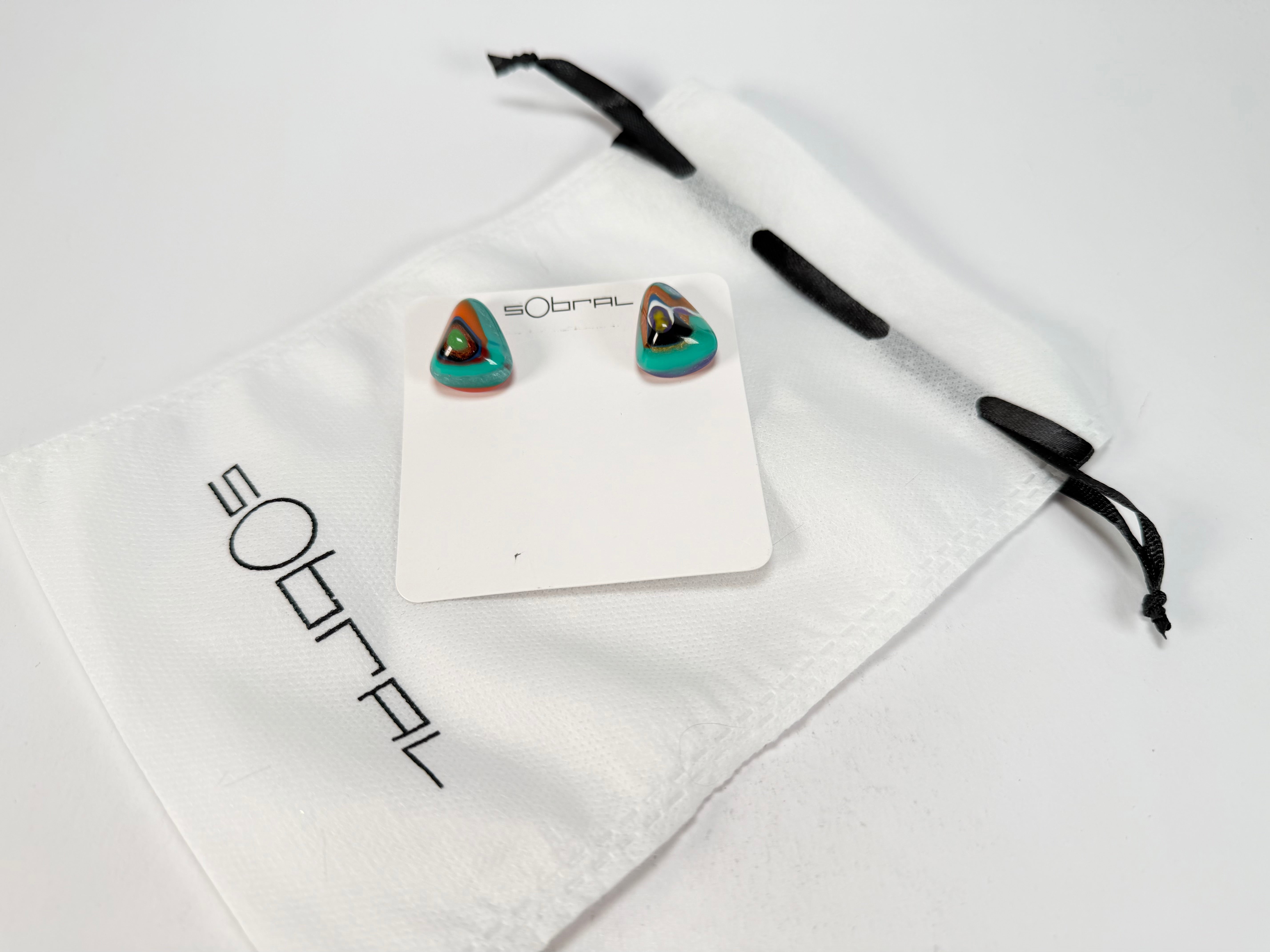 Sobral - Multi-Colour "Nina" K Resin Earrings ( 003610 )
