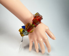 Sobral - Sobralita "Indian-ita" Studio Creation Elasticated Resin Bracelet ( 000000 )