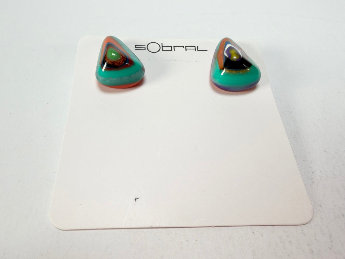 Sobral - Multi-Colour "Nina" K Resin Earrings ( 003610 )