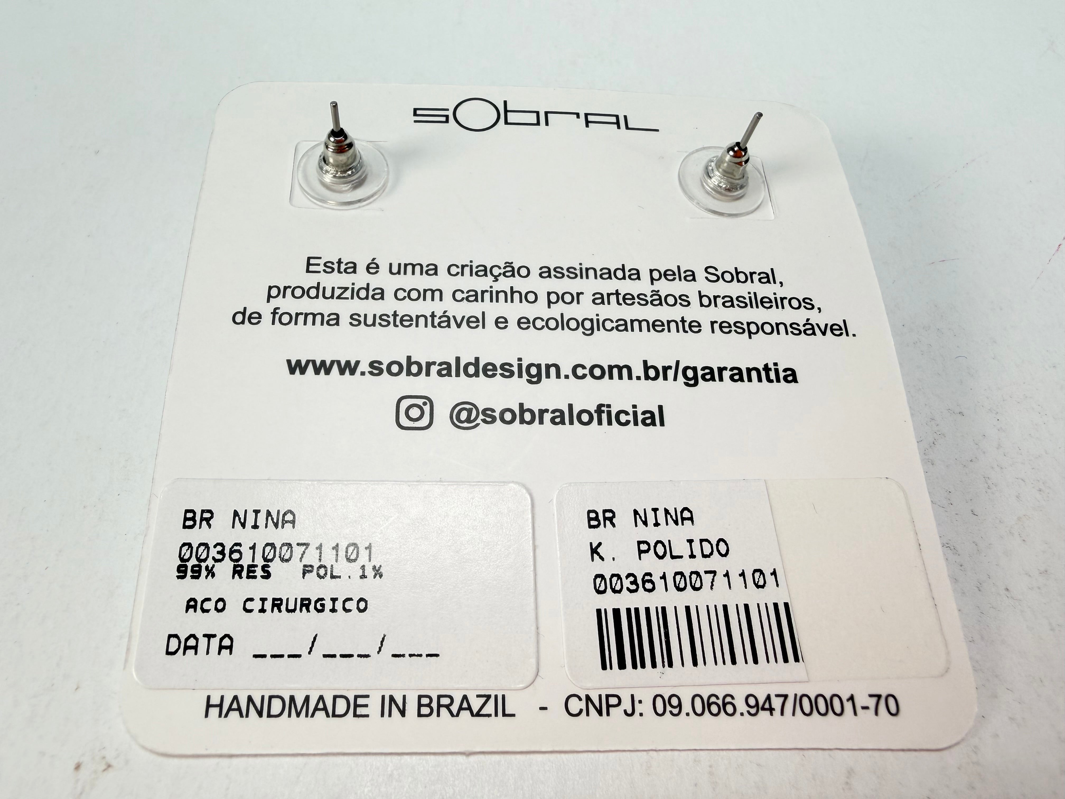Sobral - Multi-Colour "Nina" K Resin Earrings ( 003610 )