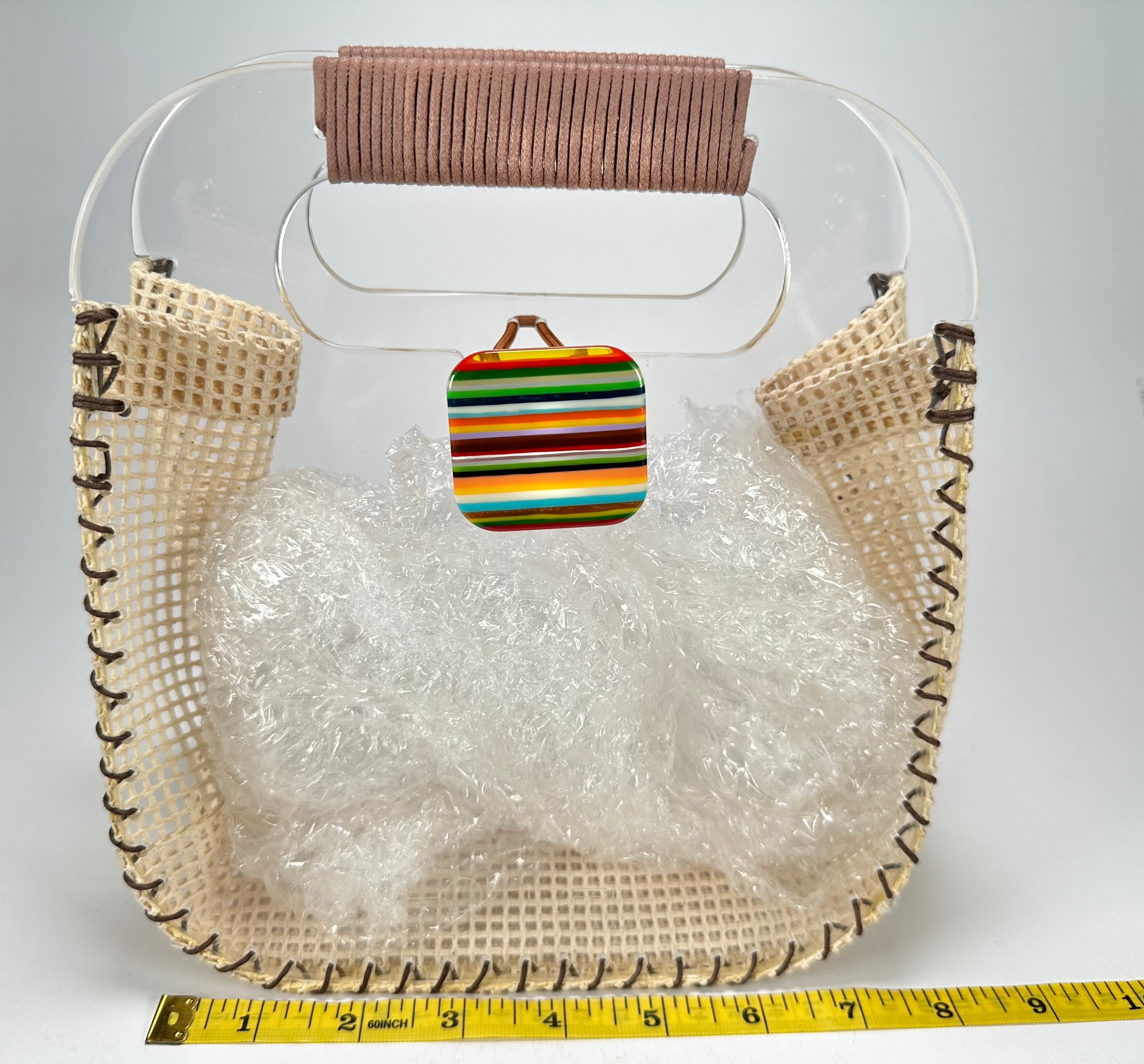 Sobral - Pop Art "Nova " Cristal Resin Handbag ( 005446 )