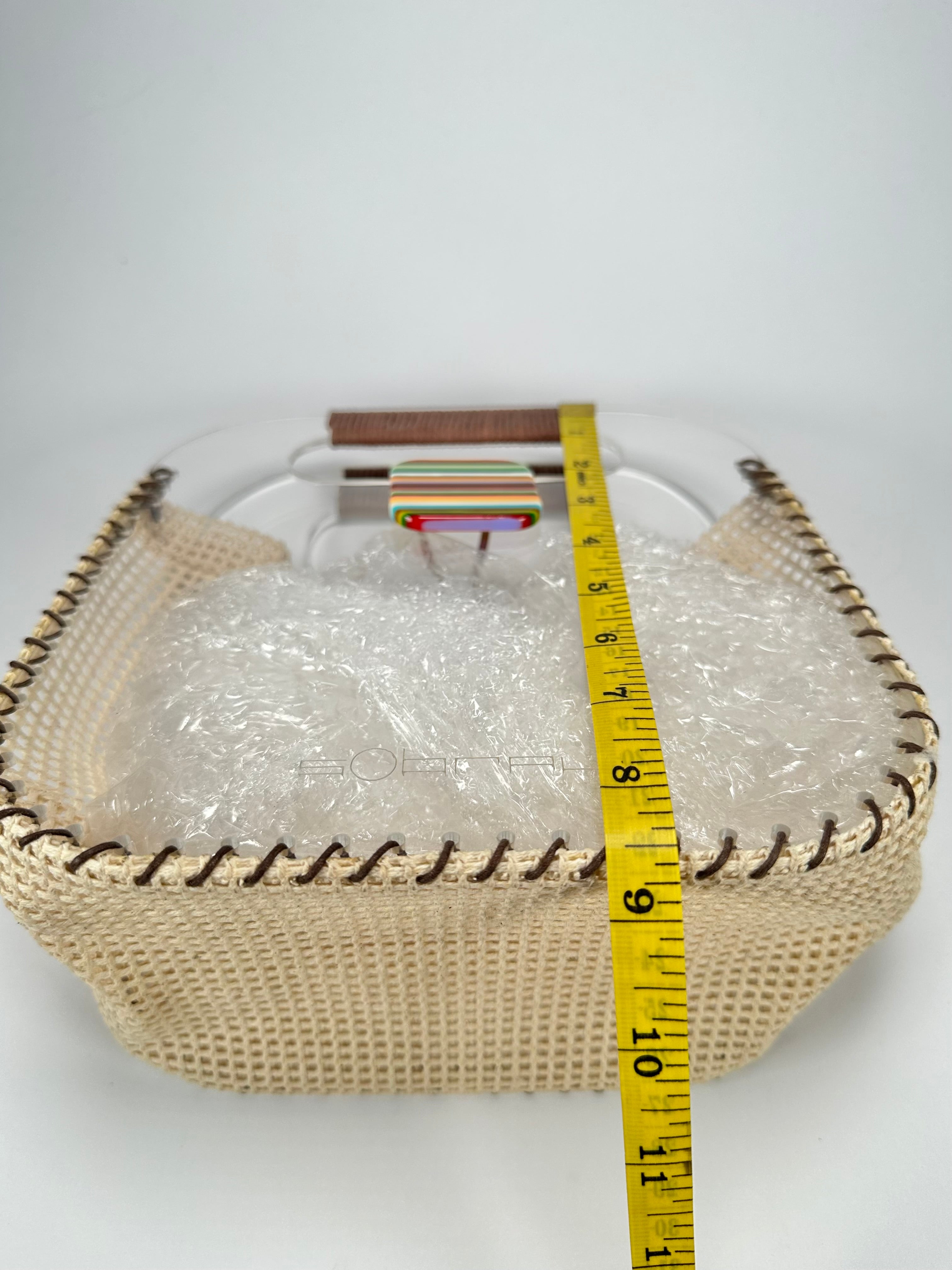 Sobral - Pop Art "Nova " Cristal Resin Handbag ( 005446 )