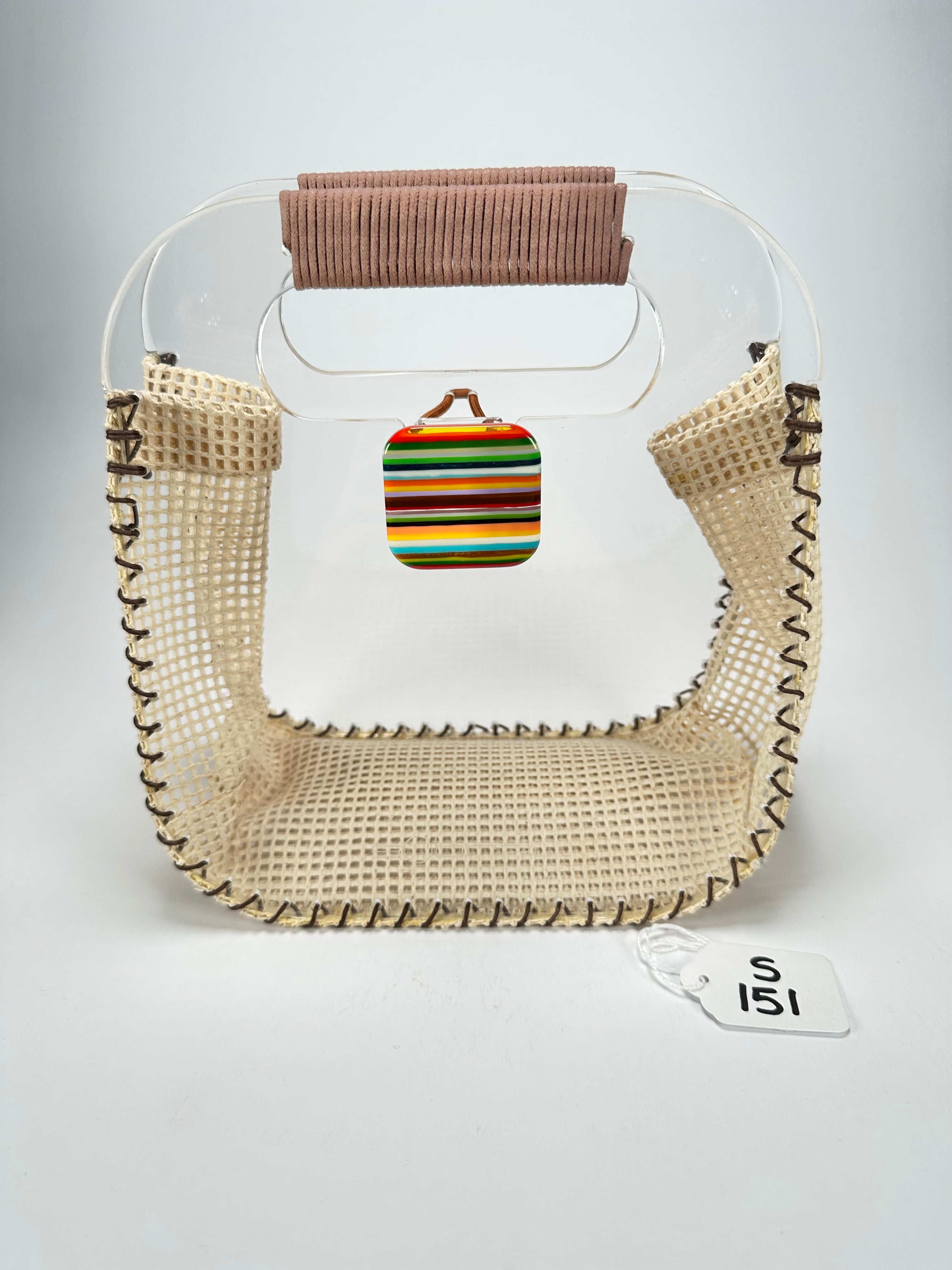 Sobral - Pop Art "Nova " Cristal Resin Handbag ( 005446 )