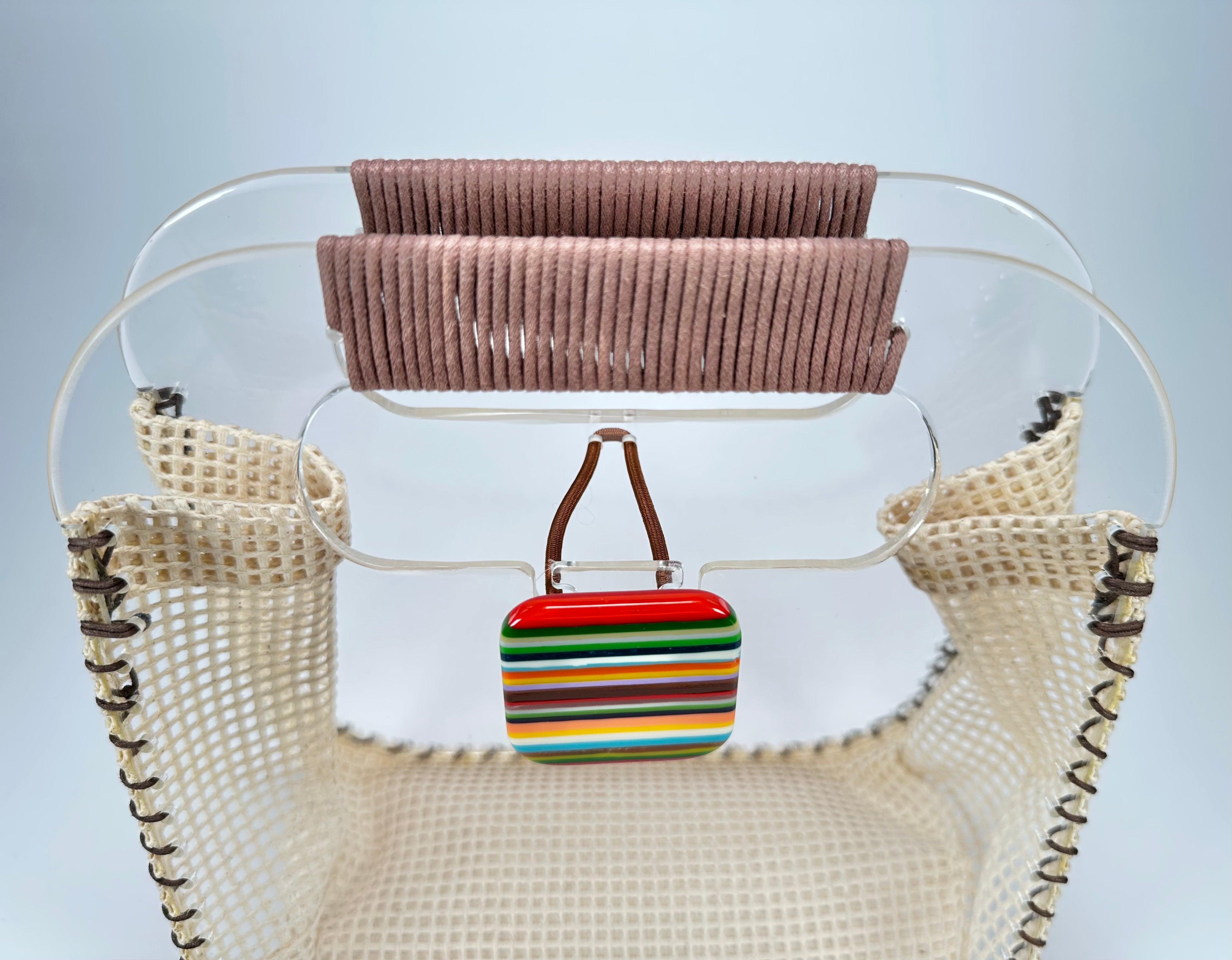 Sobral - Pop Art "Nova " Cristal Resin Handbag ( 005446 )