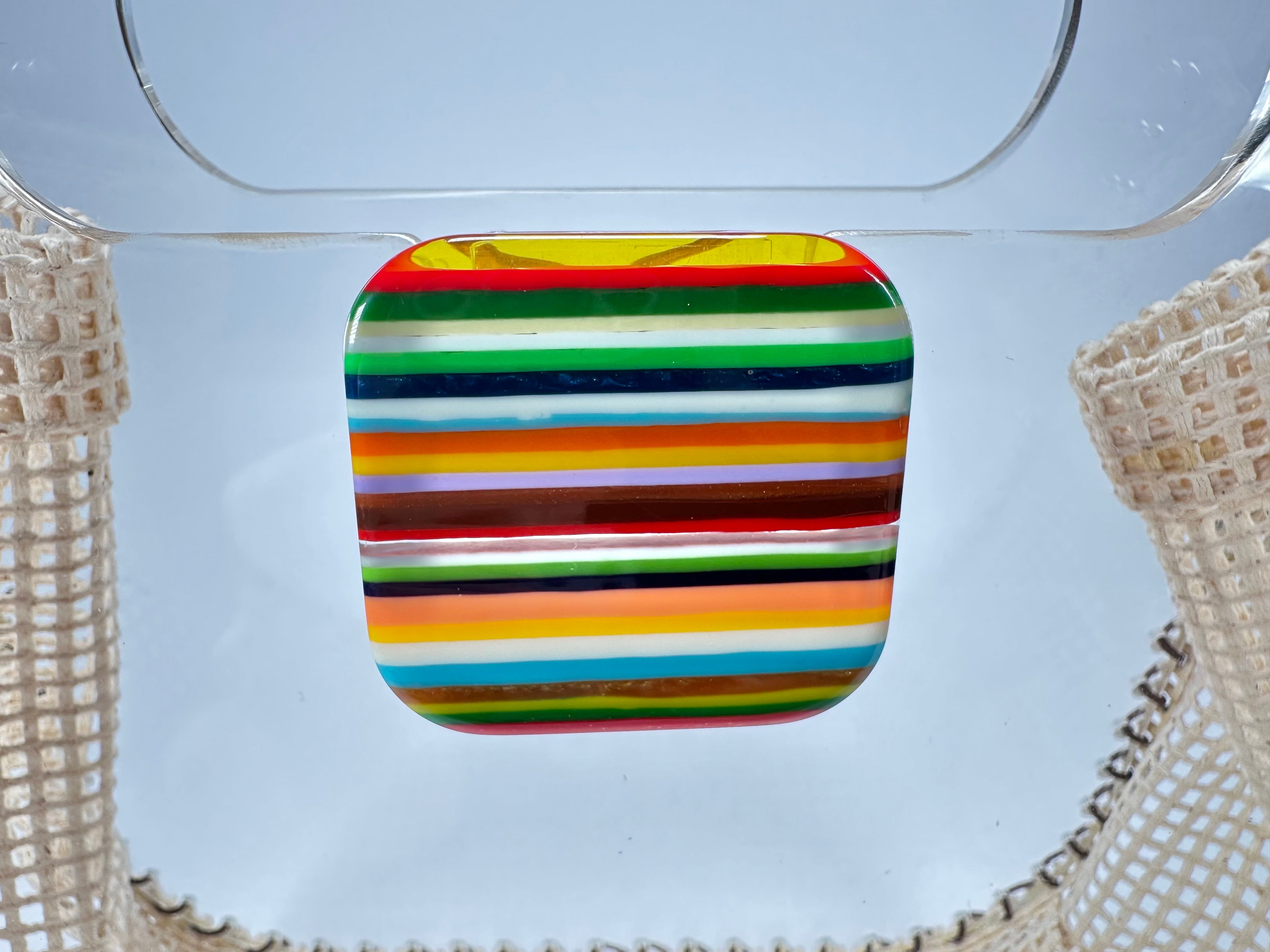 Sobral - Pop Art "Nova " Cristal Resin Handbag ( 005446 )