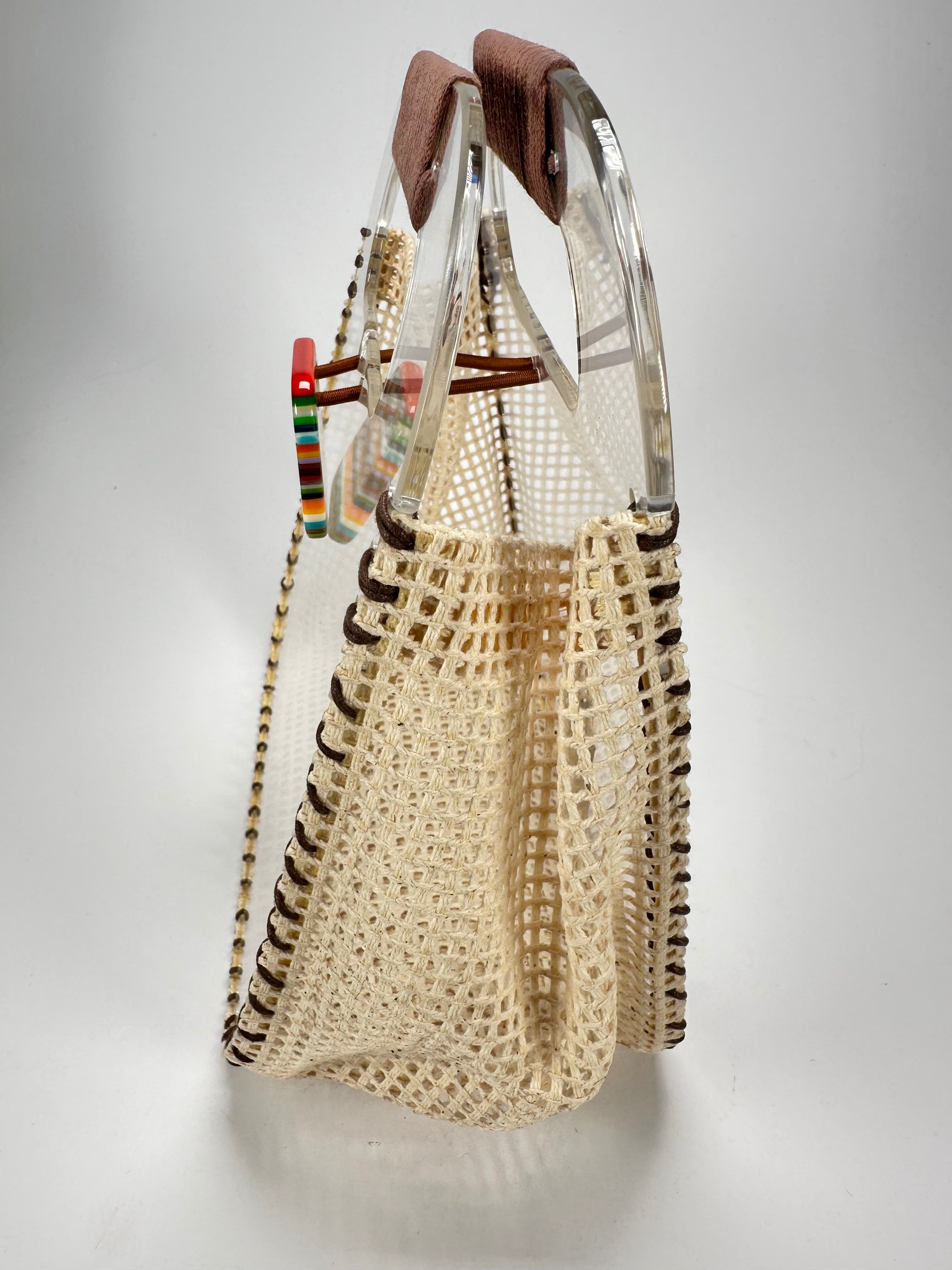 Sobral - Pop Art "Nova " Cristal Resin Handbag ( 005446 )