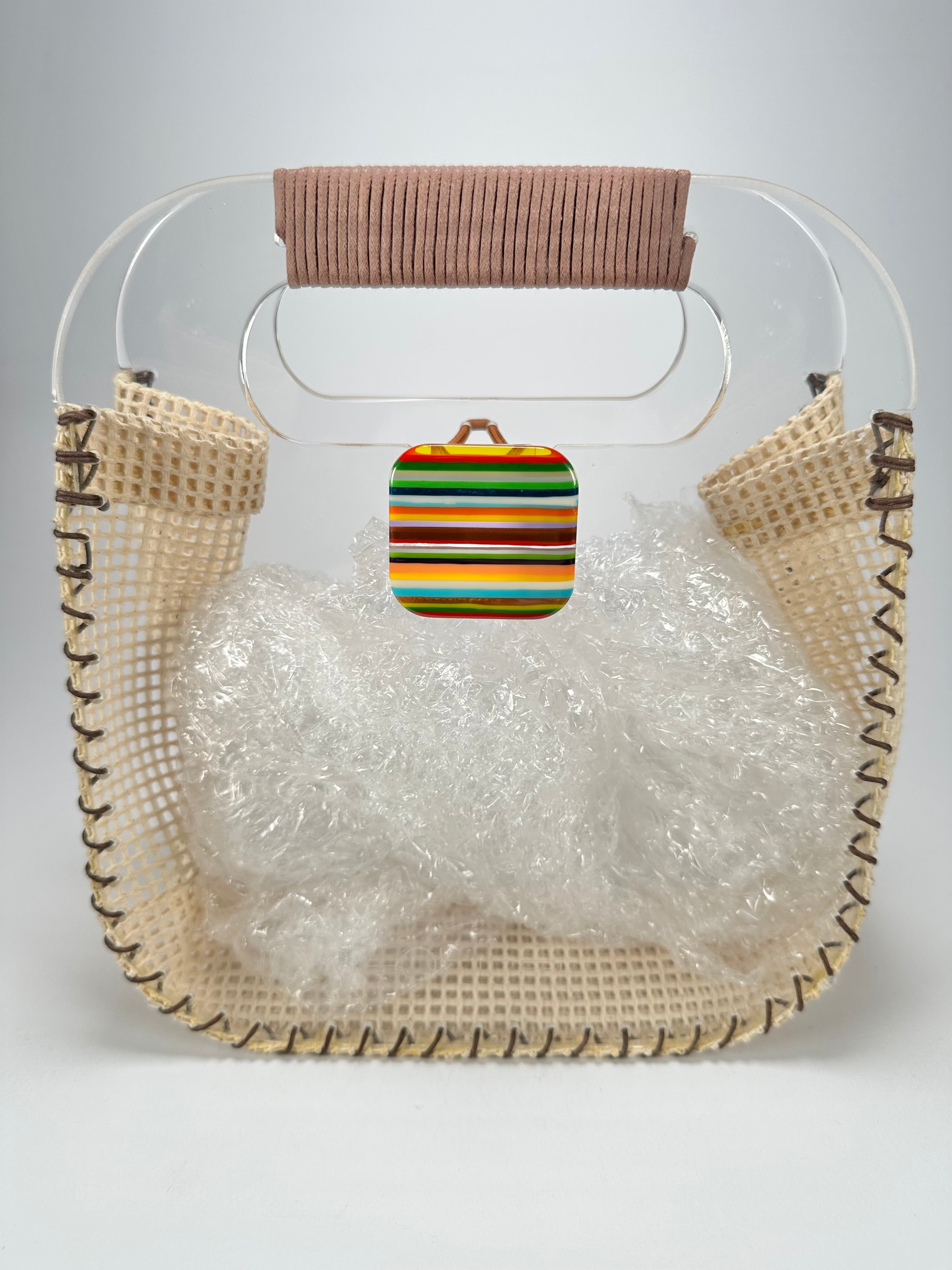 Sobral - Pop Art "Nova " Cristal Resin Handbag ( 005446 )