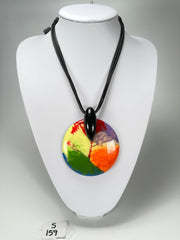 Sobral - Multi-Colour "Eolia Efeitos" K.Polido Resin Necklace ( 002858 )