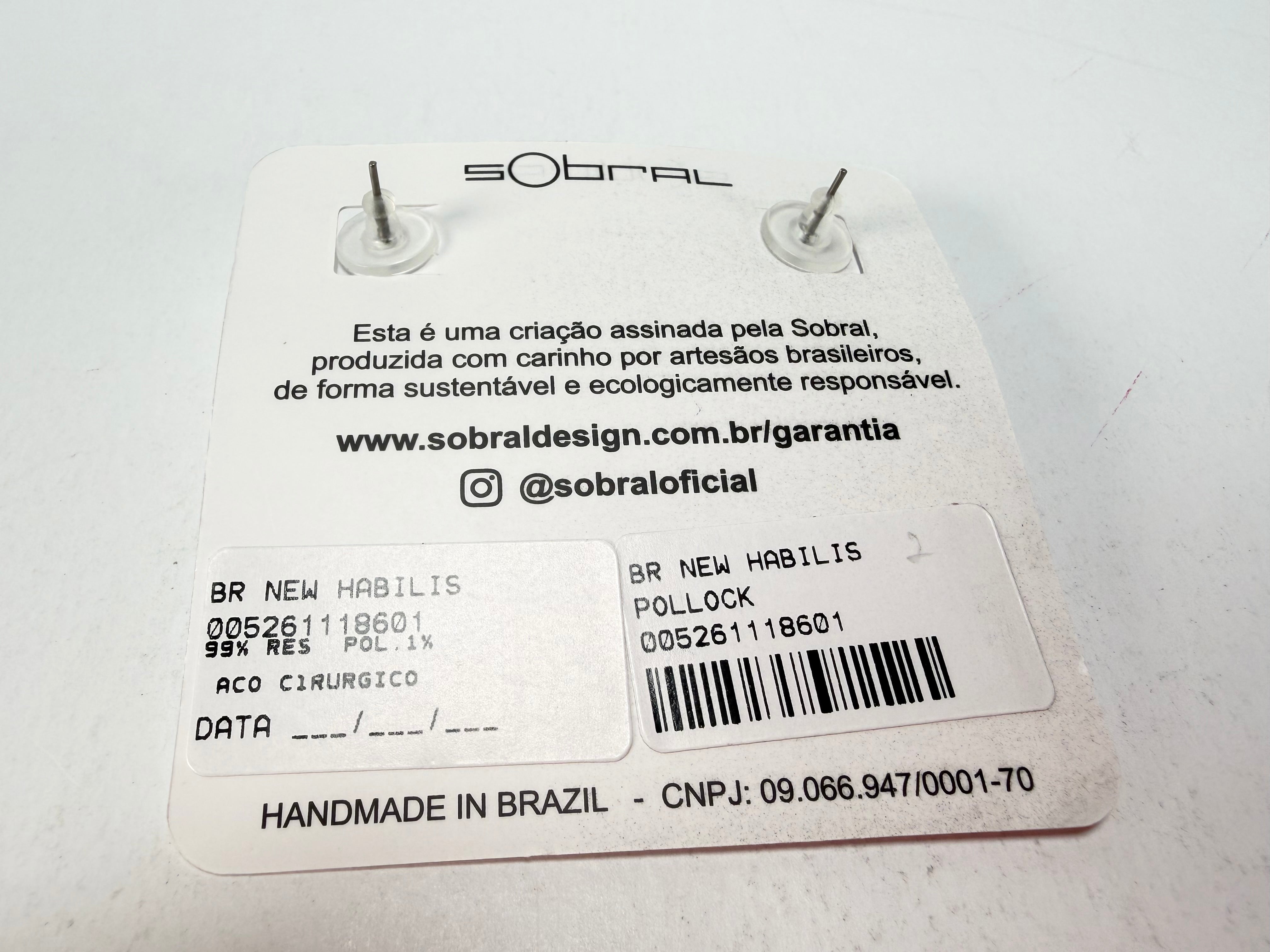 Sobral - Multi-Colour "New Habilis" Pollock Resin Earrings ( 005261 )