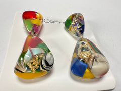 Sobral - Past Present "Duplo Sentido" Resin Earrings ( 003601 )