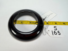 Sobral - Studio "Stacker " 3 Black Resin Solid Bangle Set ( 005161 )