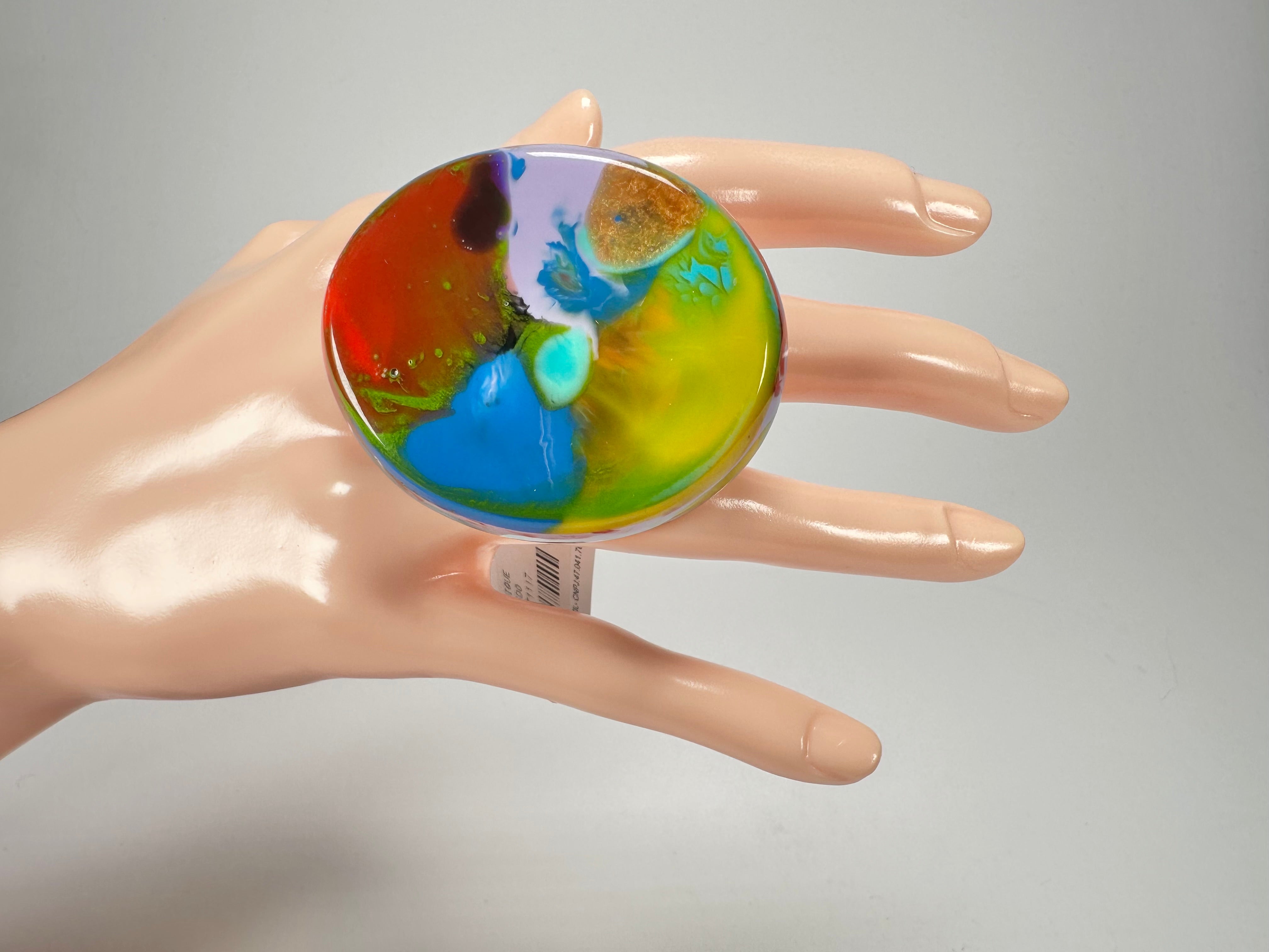 Sobral - Multi-Colour "Munique" K.Polido Resin Ring ( 005145 ) - Size UK N / US 6.5